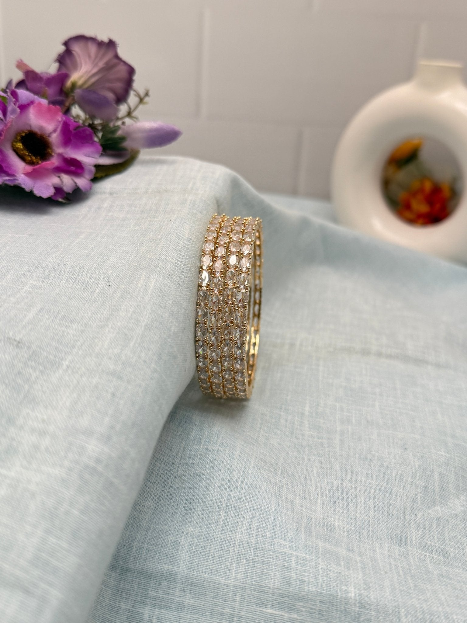 Designer Stone Bangles 1142 - Mahilas