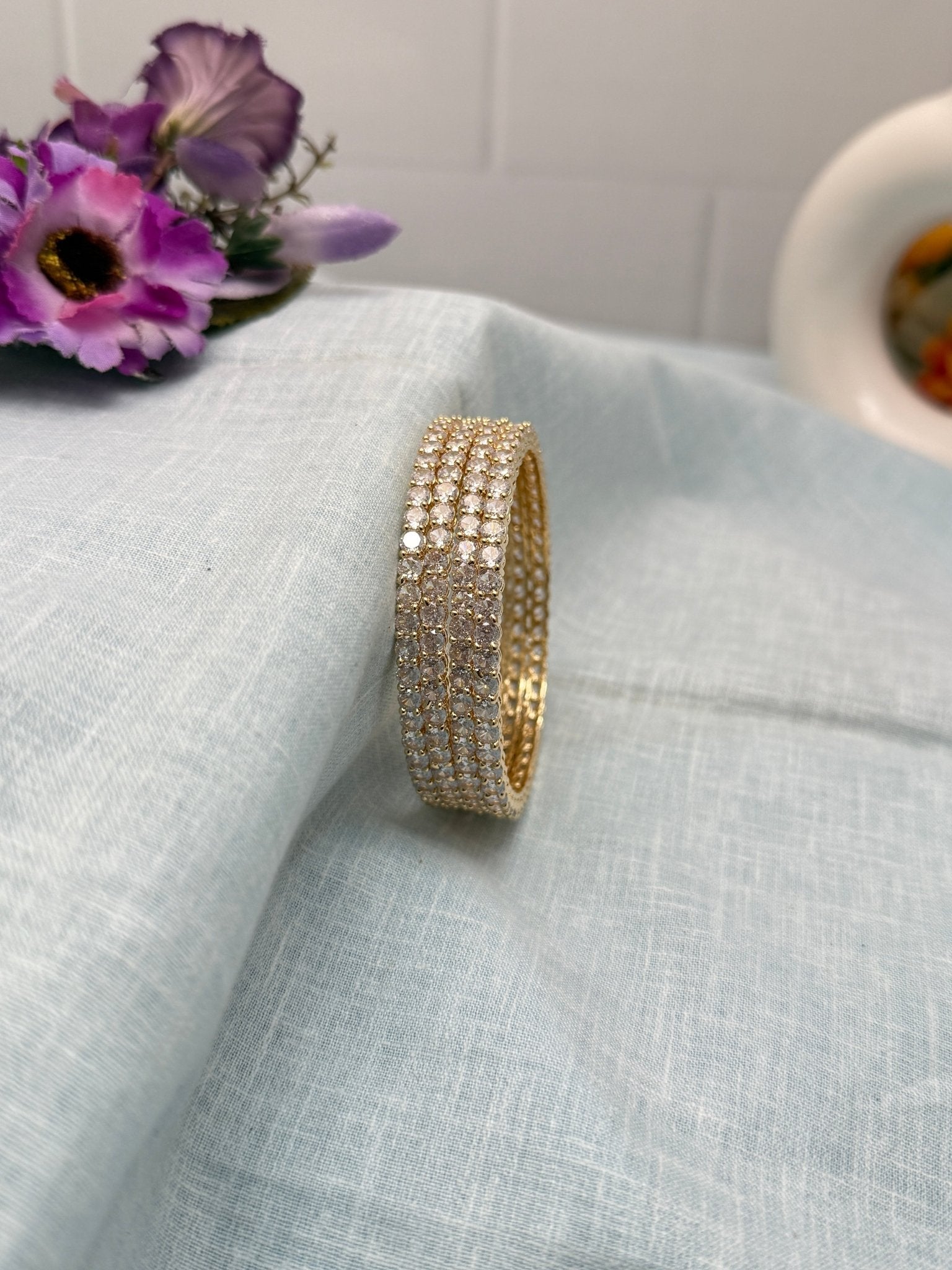 Designer Stone Bangles 1144 - Mahilas