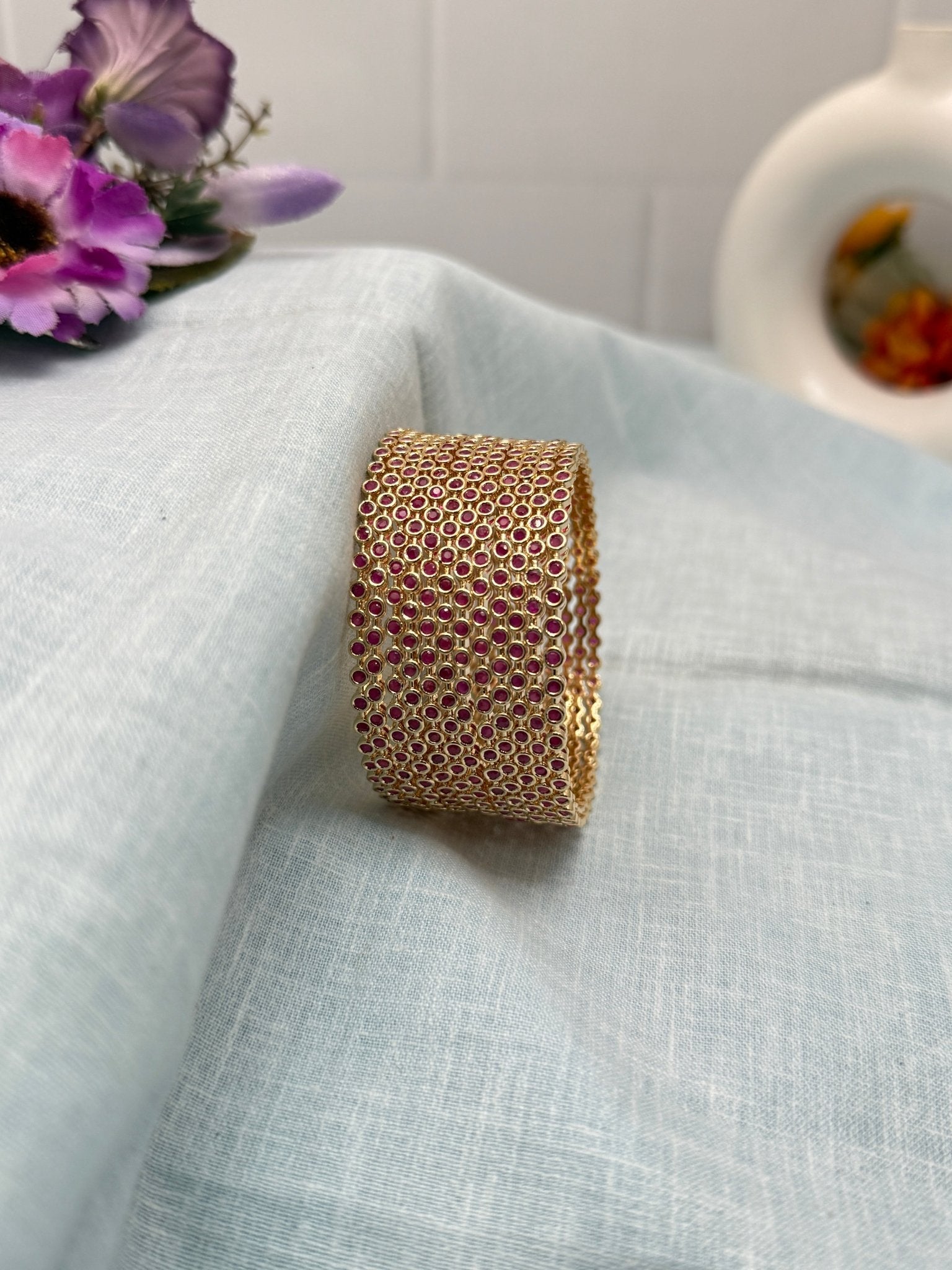 Designer Stone Bangles 1145 - Mahilas