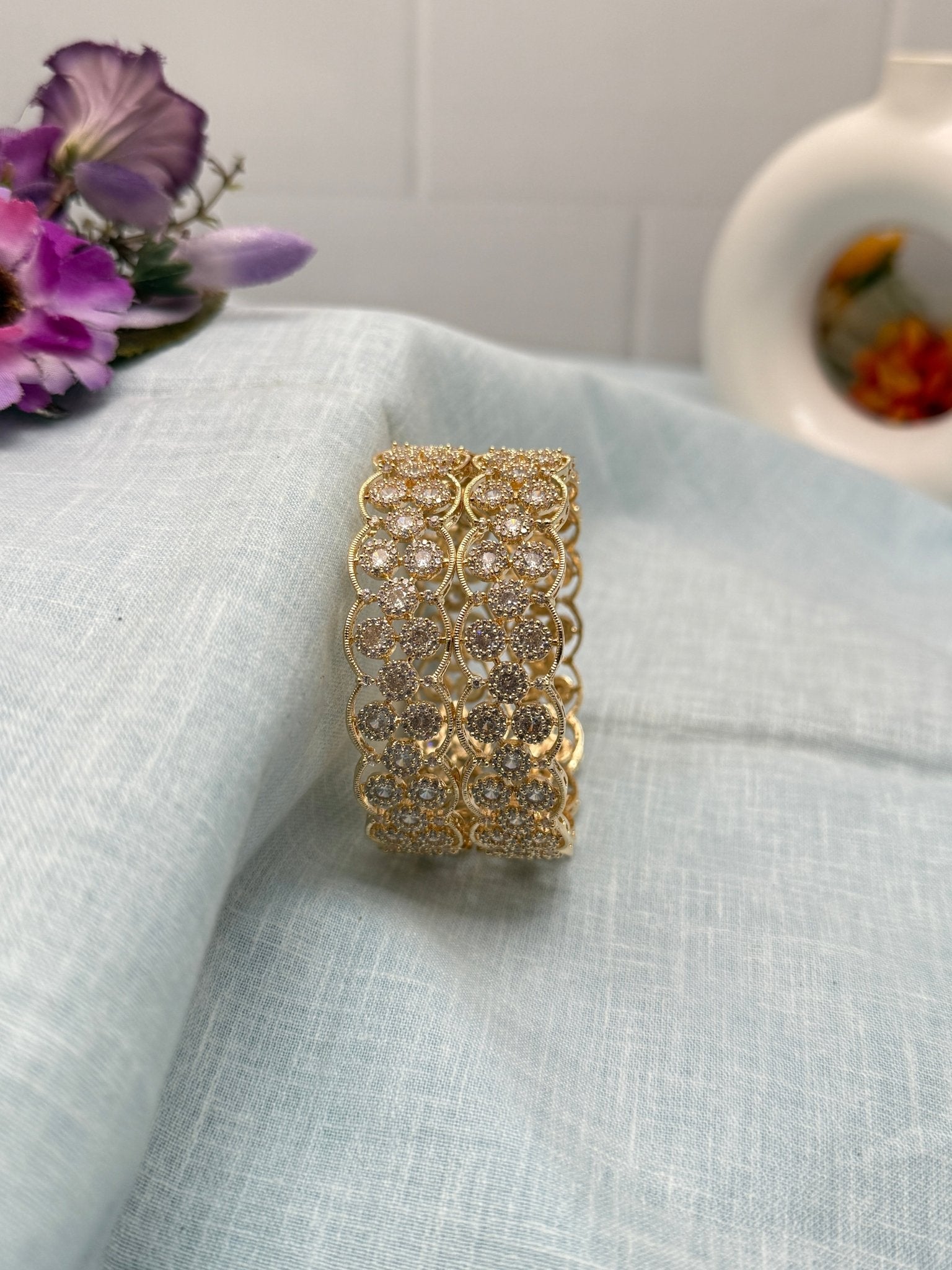 Designer Stone Bangles 1146 - Mahilas