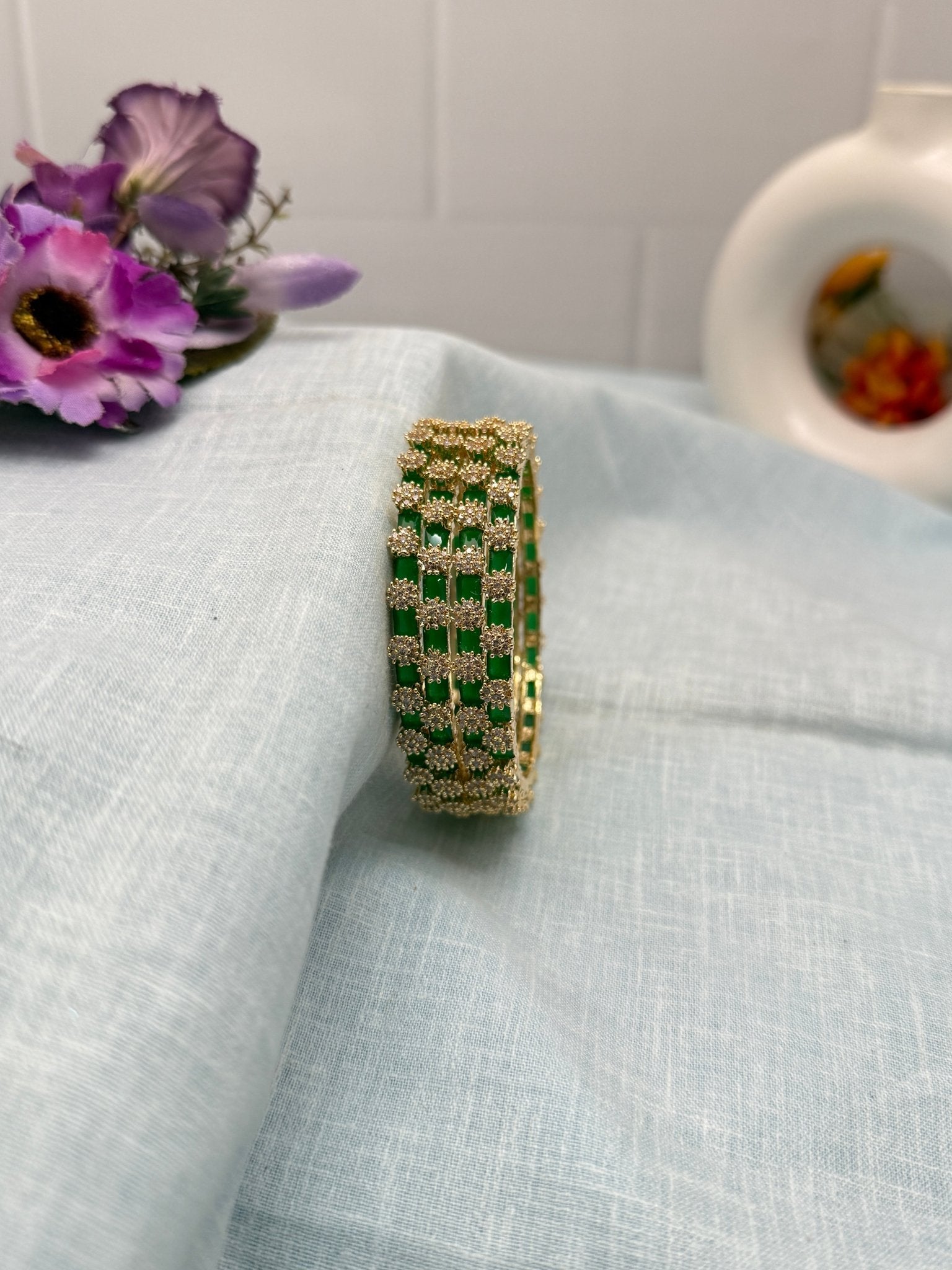 Designer Stone Bangles 1147 - Mahilas