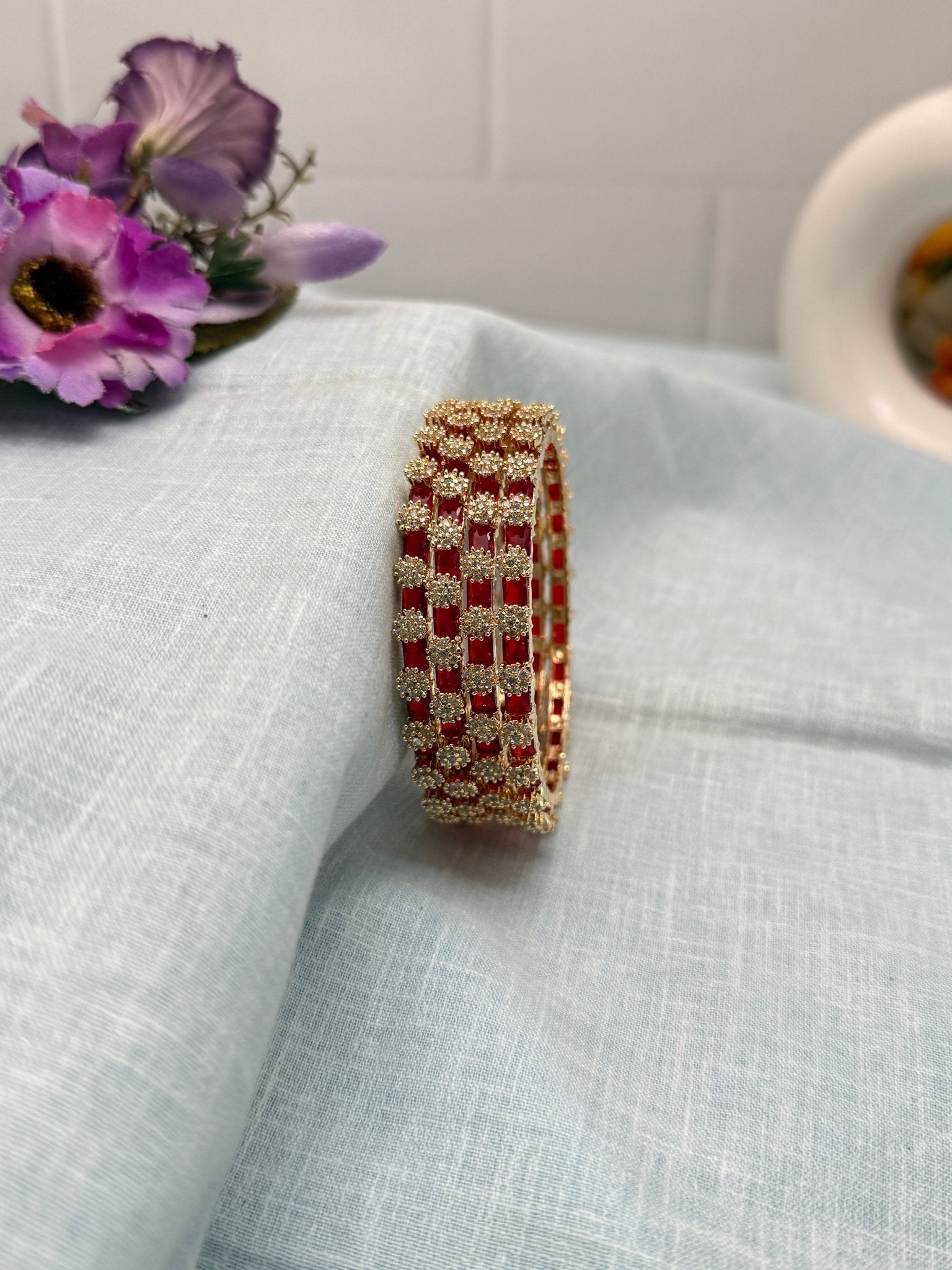 Designer Stone Bangles 1148 - Mahilas