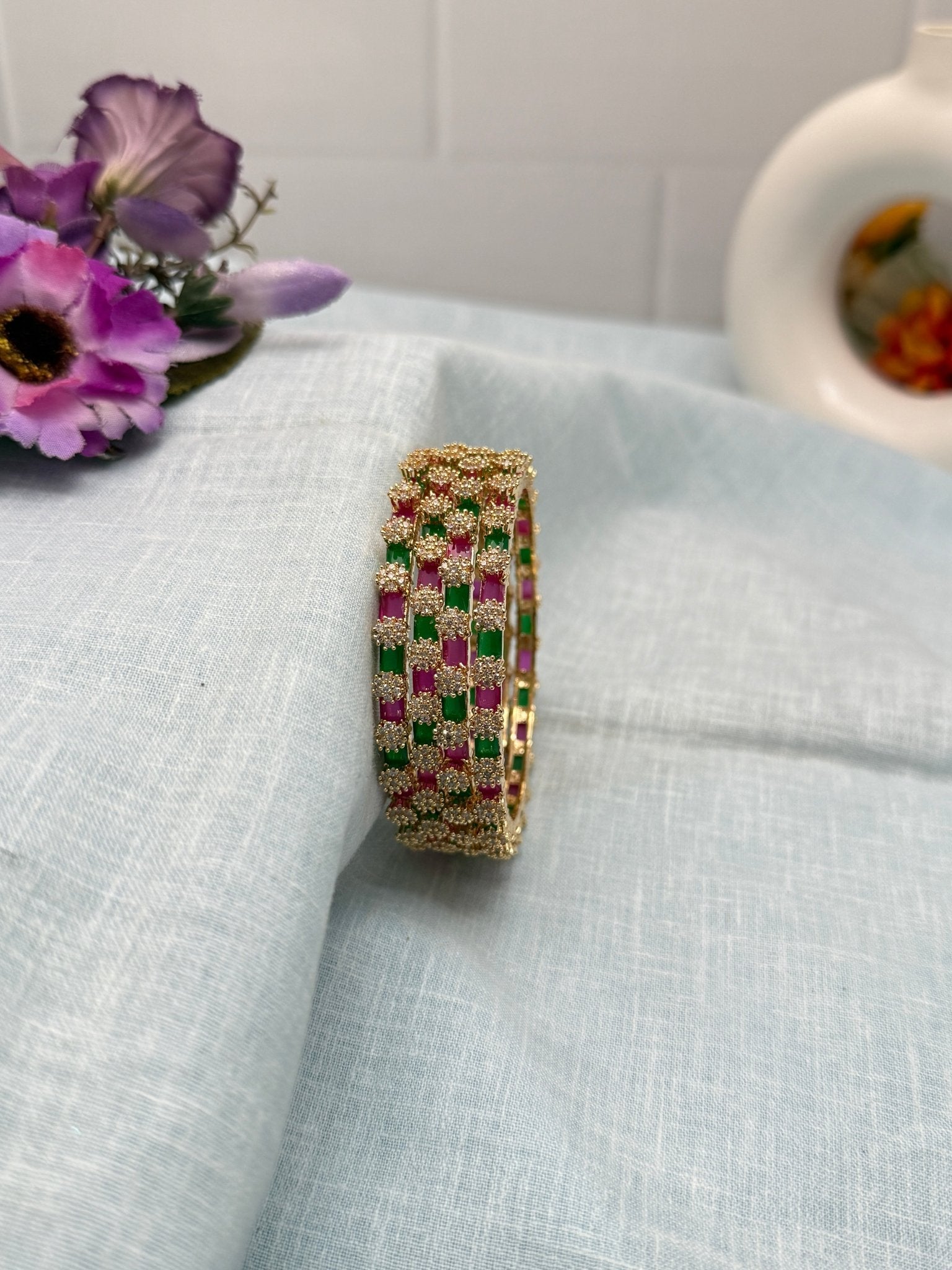 Designer Stone Bangles 1149 - Mahilas