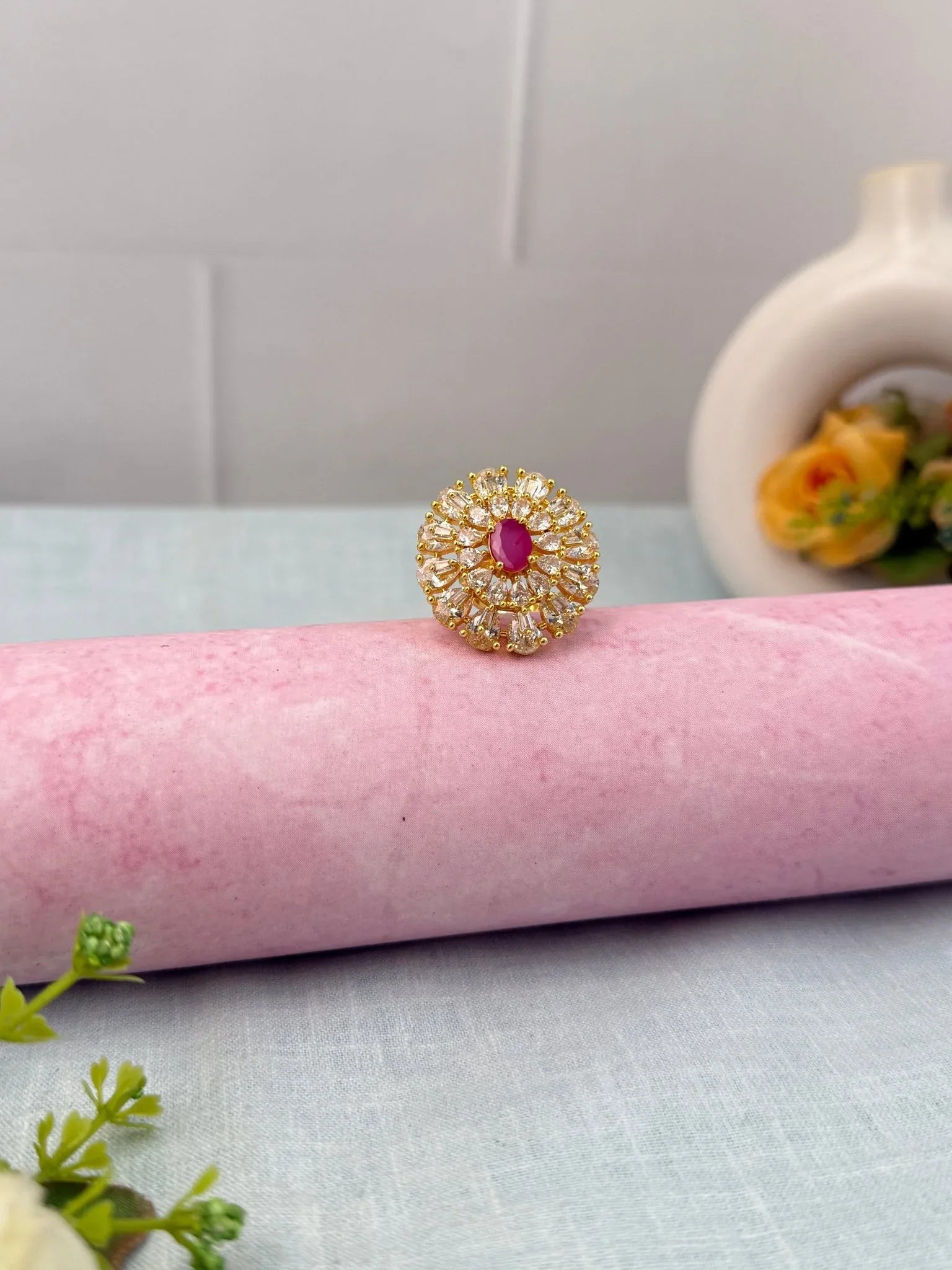 Designer Stone Finger Ring 293 - Mahilas