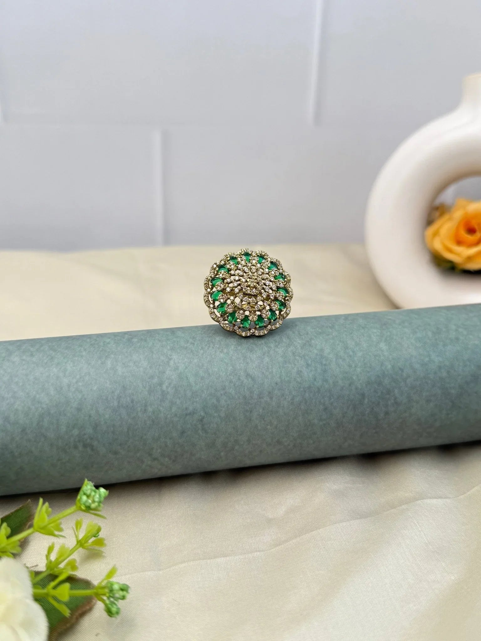 Designer Stone Finger Ring 333 - Mahilas