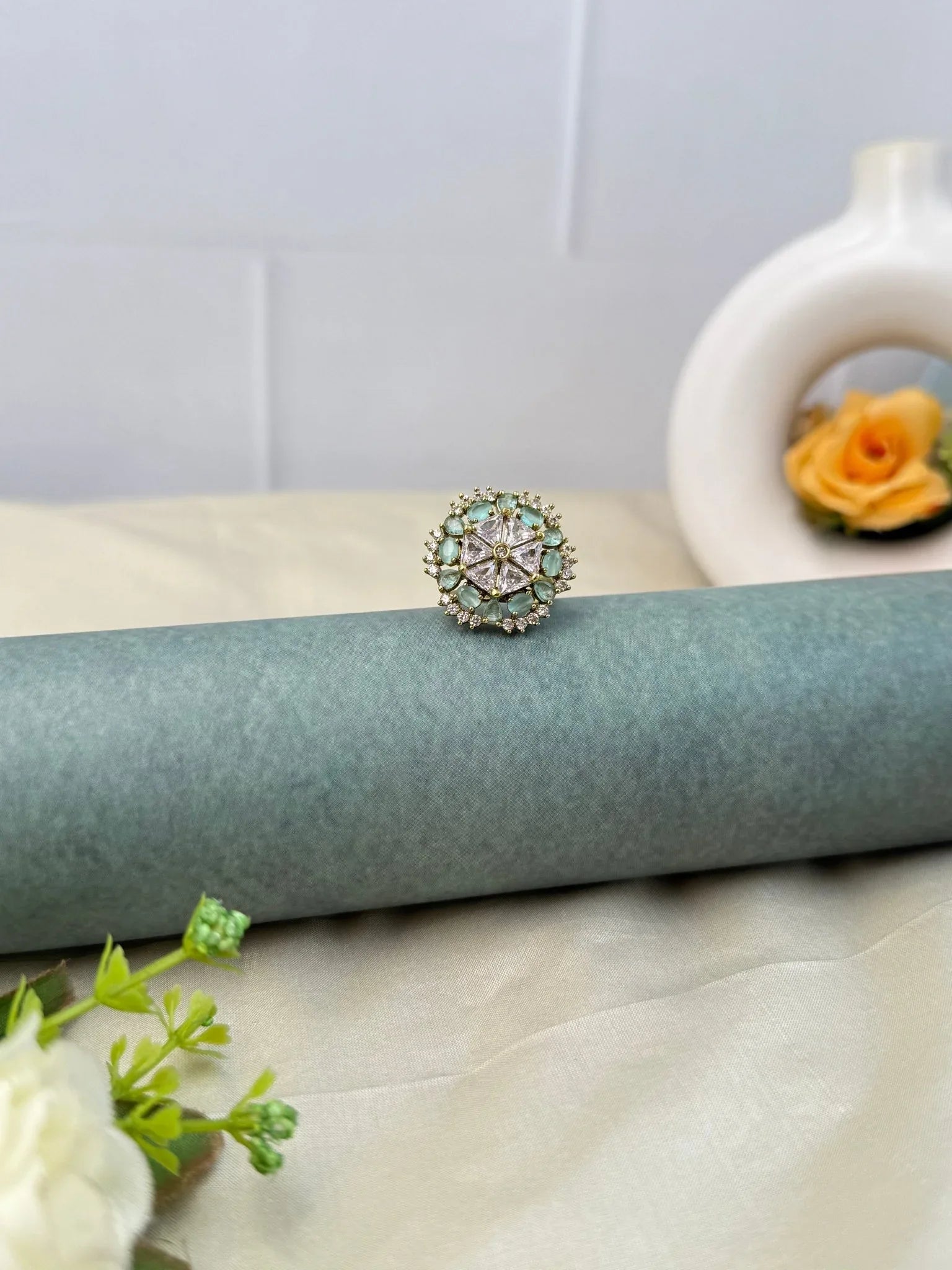 Designer Stone Finger Ring 347 - Mahilas