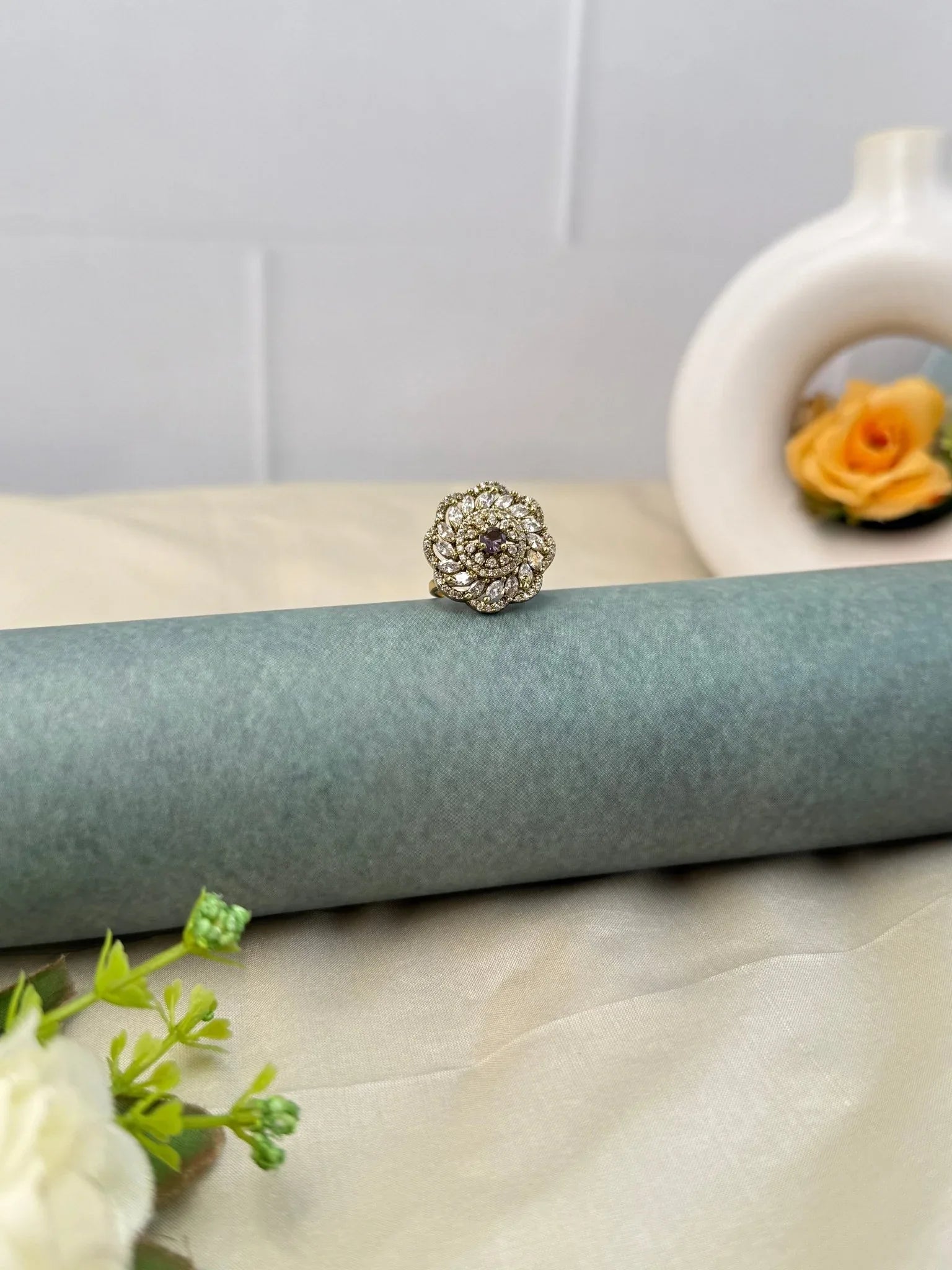 Designer Stone Finger Ring 348 - Mahilas