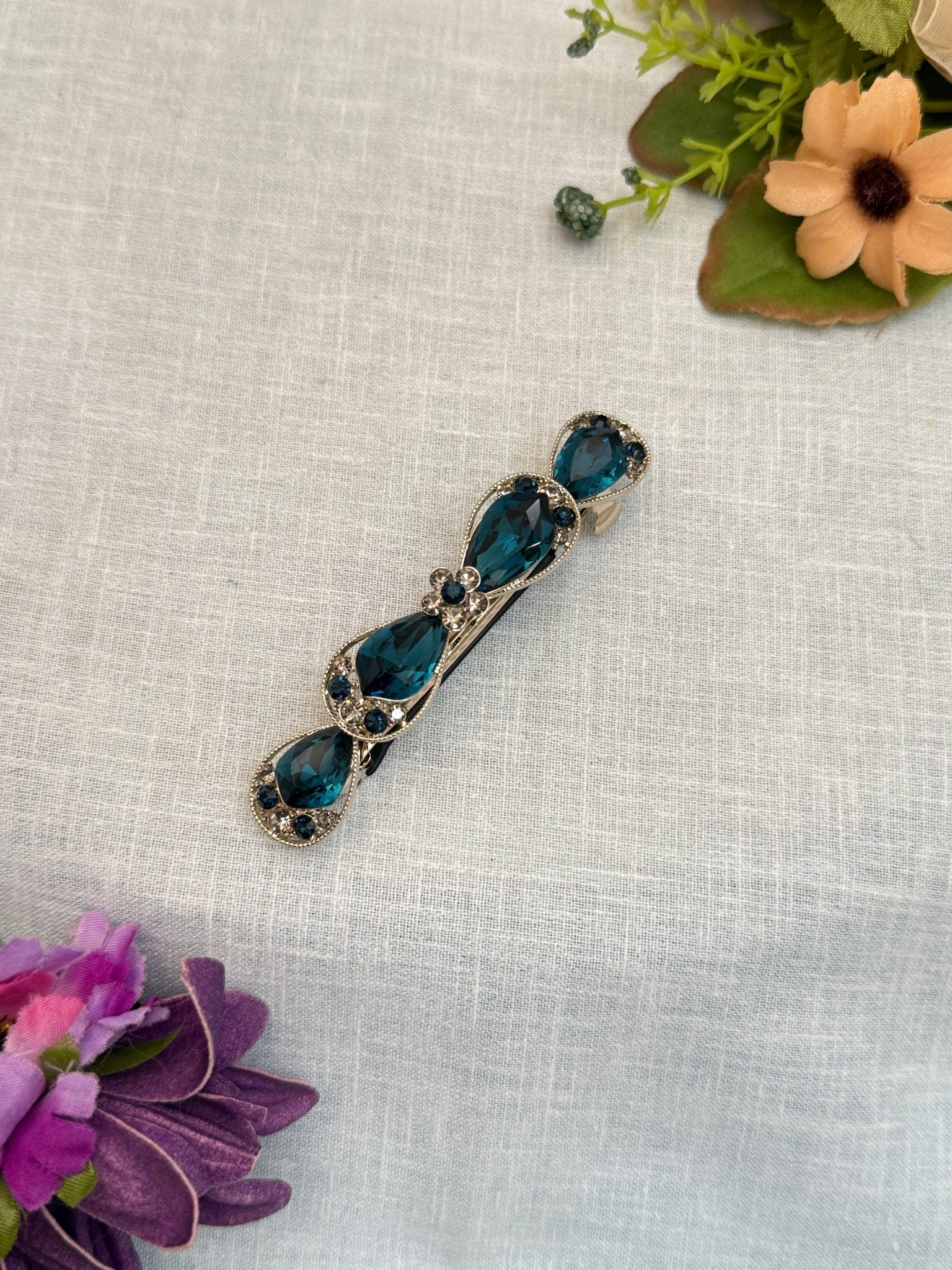 Designer Stone Hair Clip 102 - Mahilas