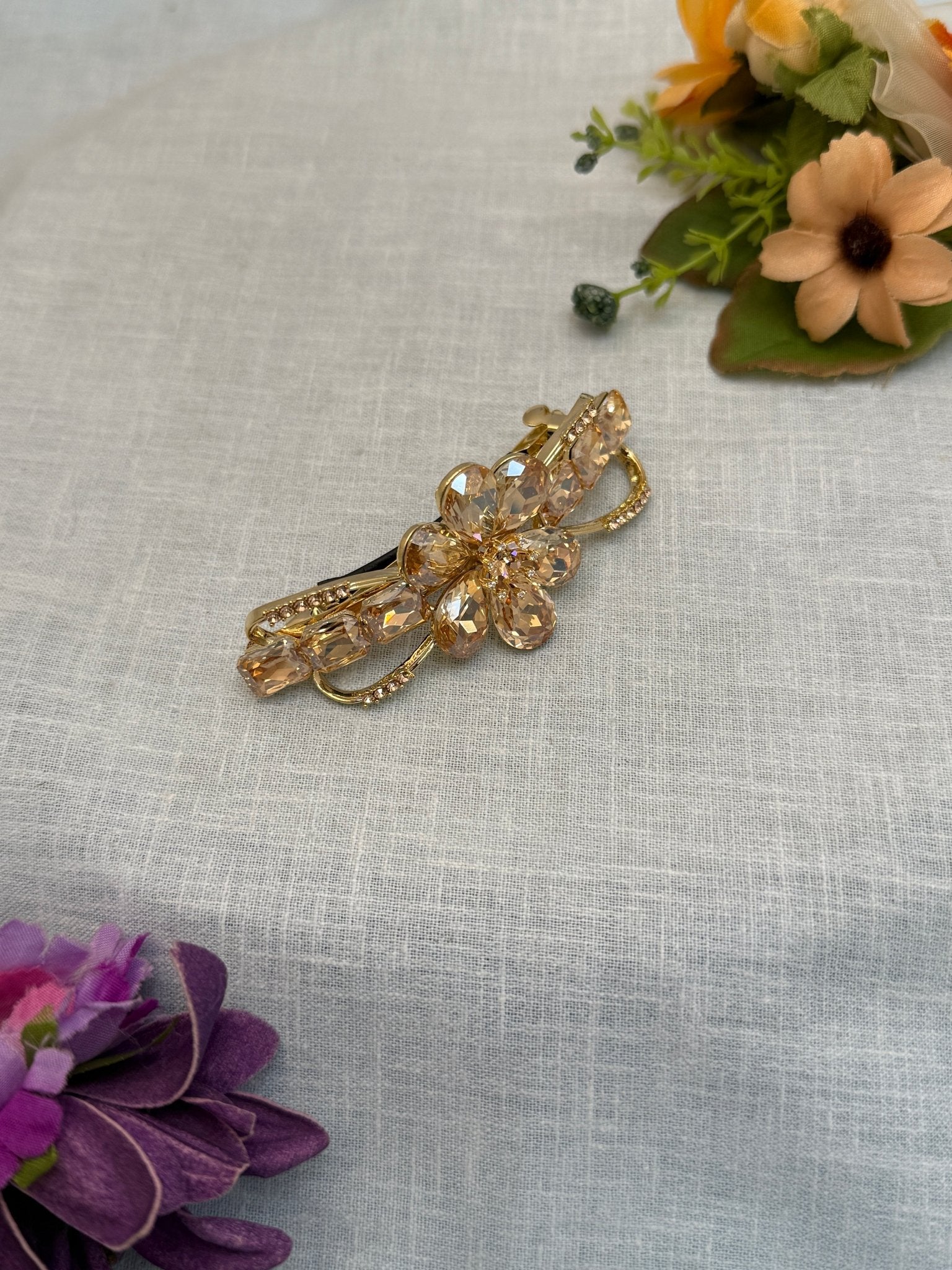 Designer Stone Hair Clip 105 - Mahilas