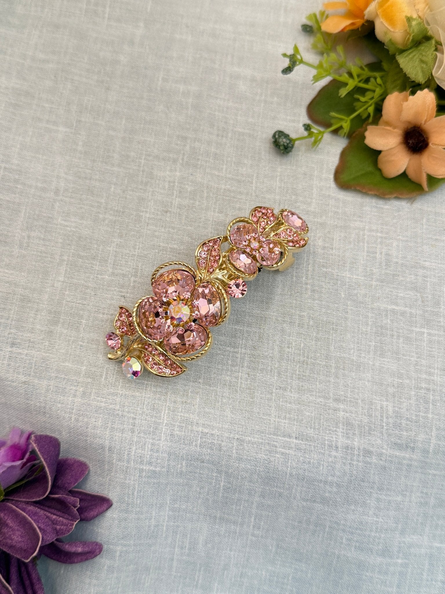 Designer Stone Hair Clip 108 - Mahilas