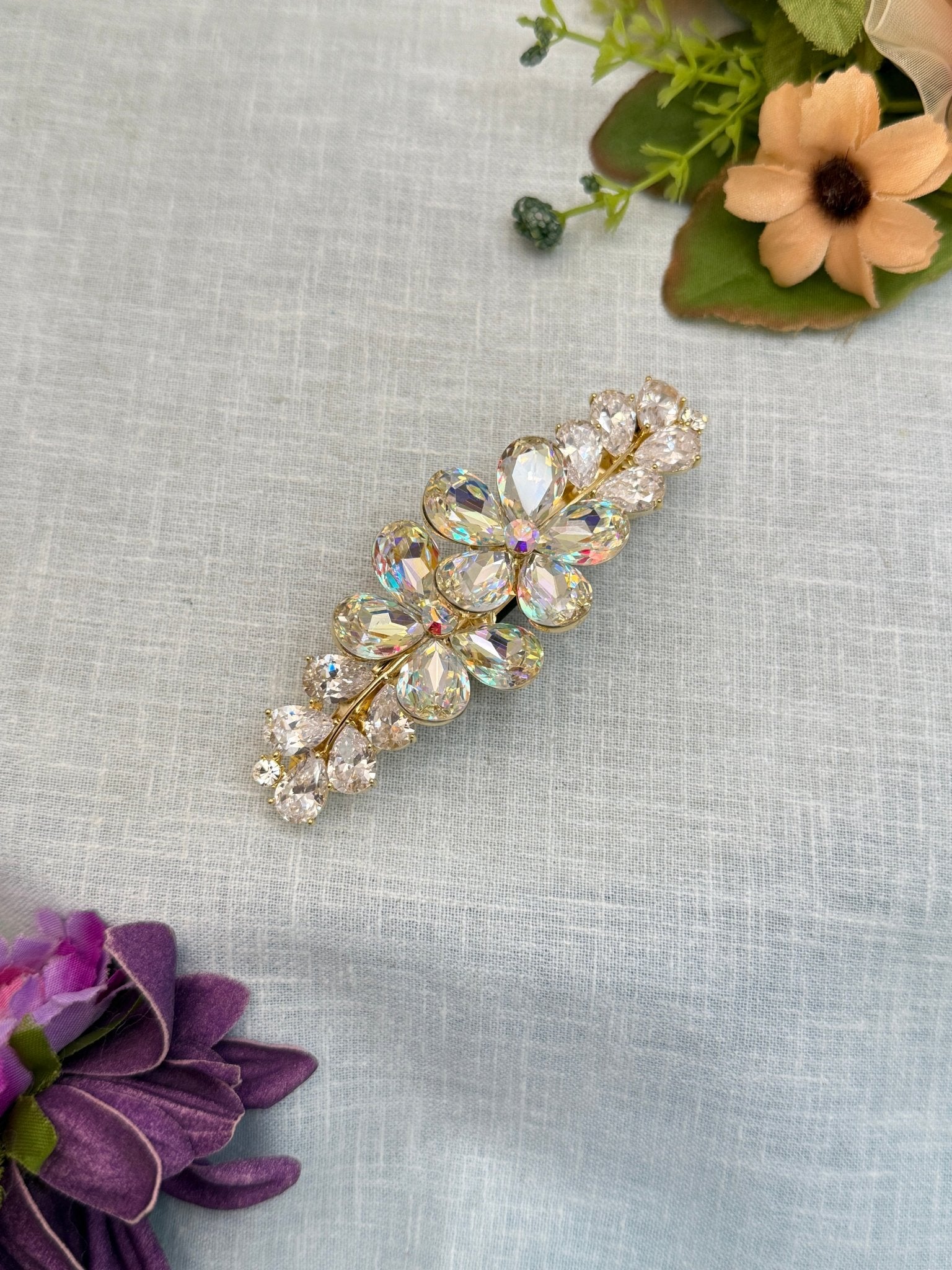 Designer Stone Hair Clip 113 - Mahilas