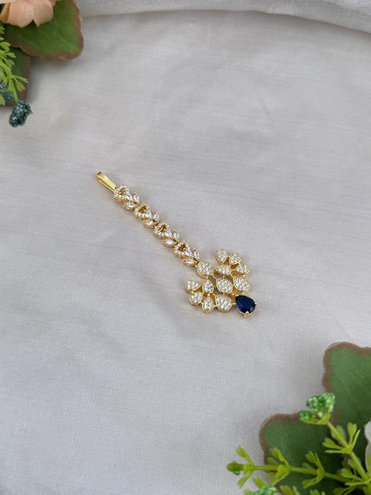 Designer Stone Maang Tikka Mathapati 4224 - Mahilas
