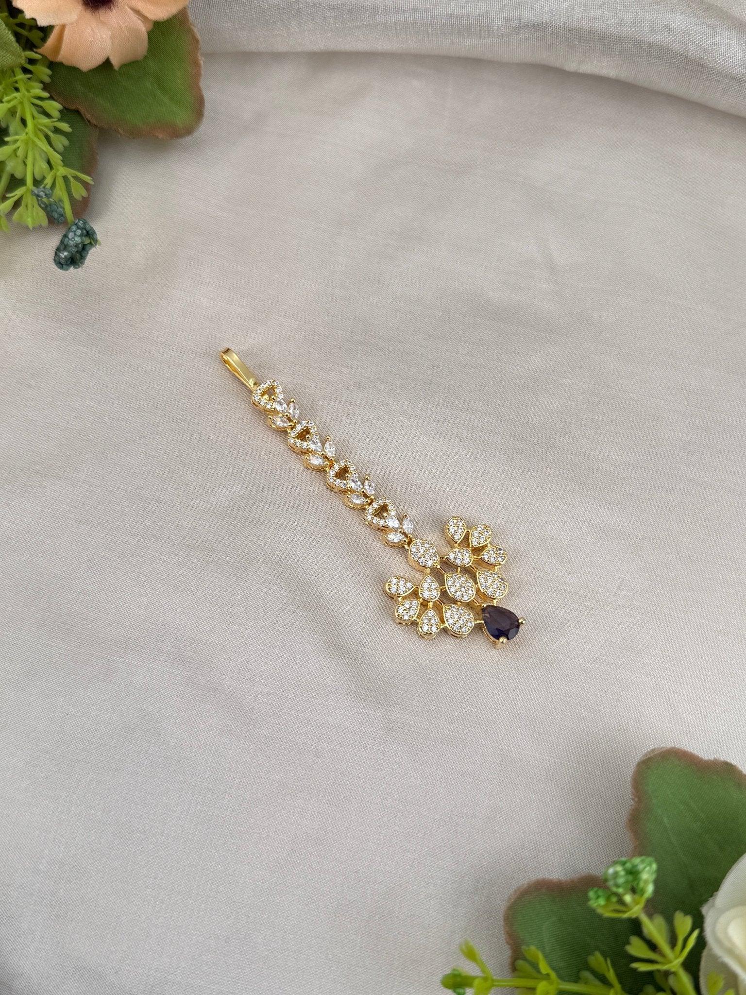 Designer Stone Maang Tikka Mathapati 4226 - Mahilas