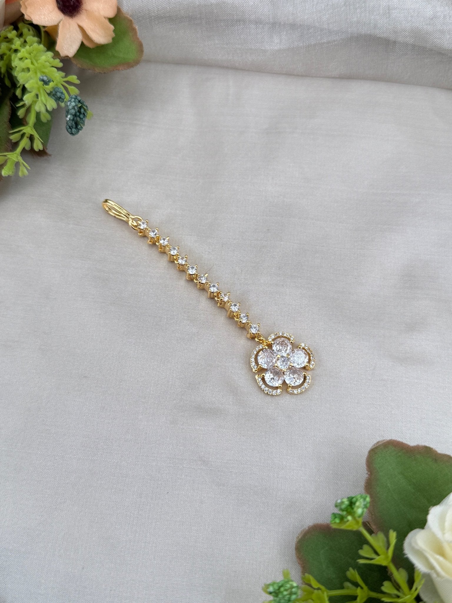 Designer Stone Maang Tikka Mathapati 4304 - Mahilas