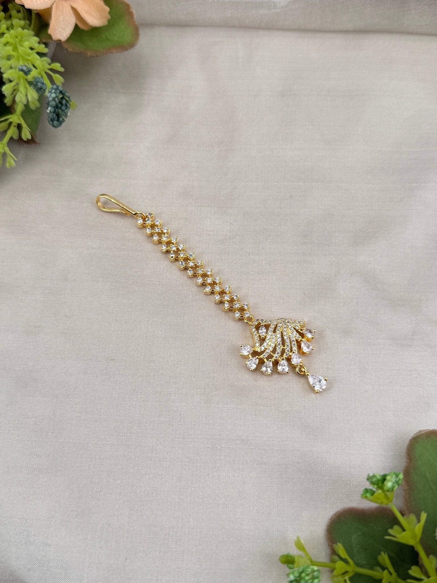 Designer Stone Maang Tikka Mathapati 4310 - Mahilas