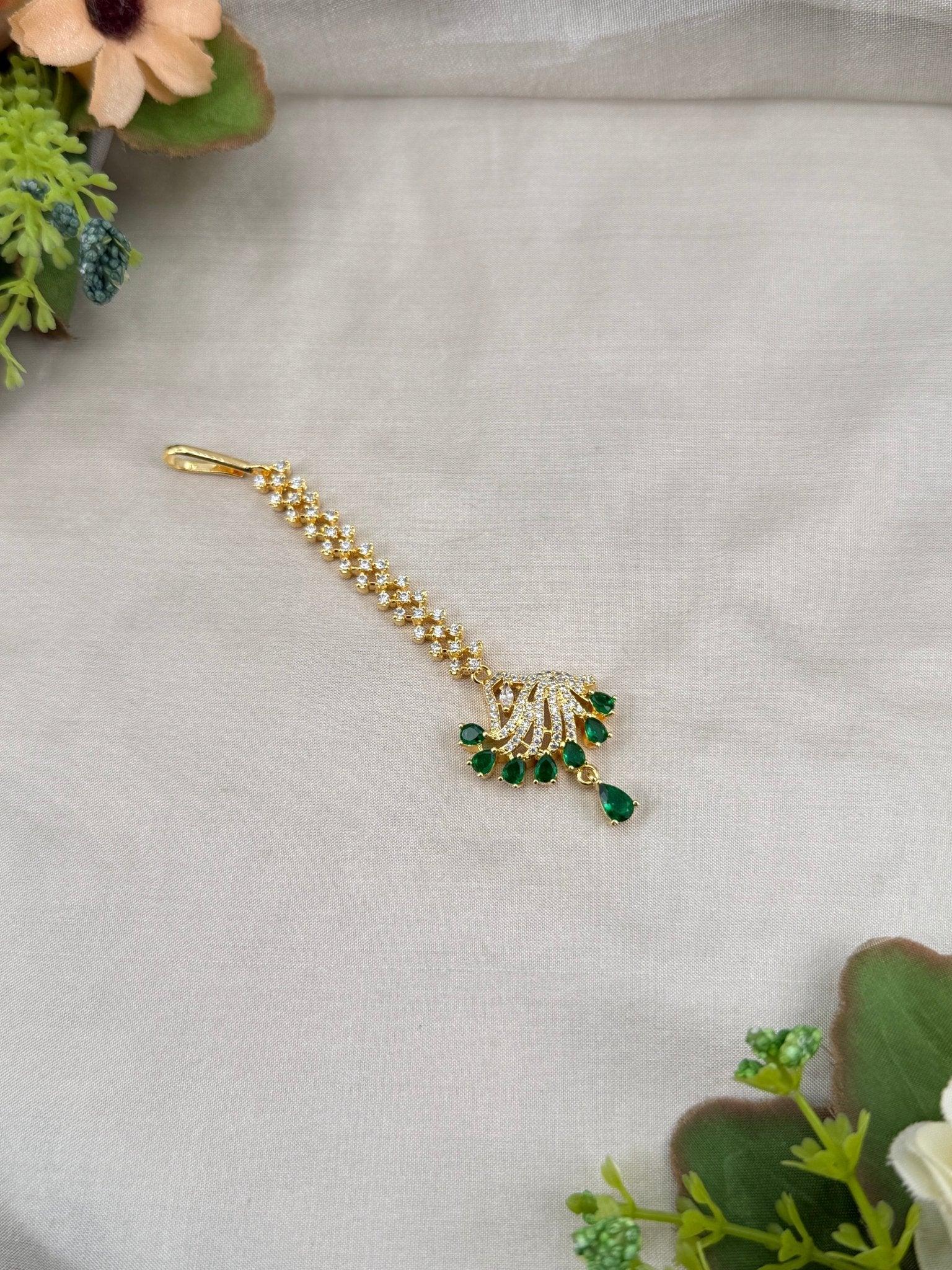 Designer Stone Maang Tikka Mathapati 4311 - Mahilas