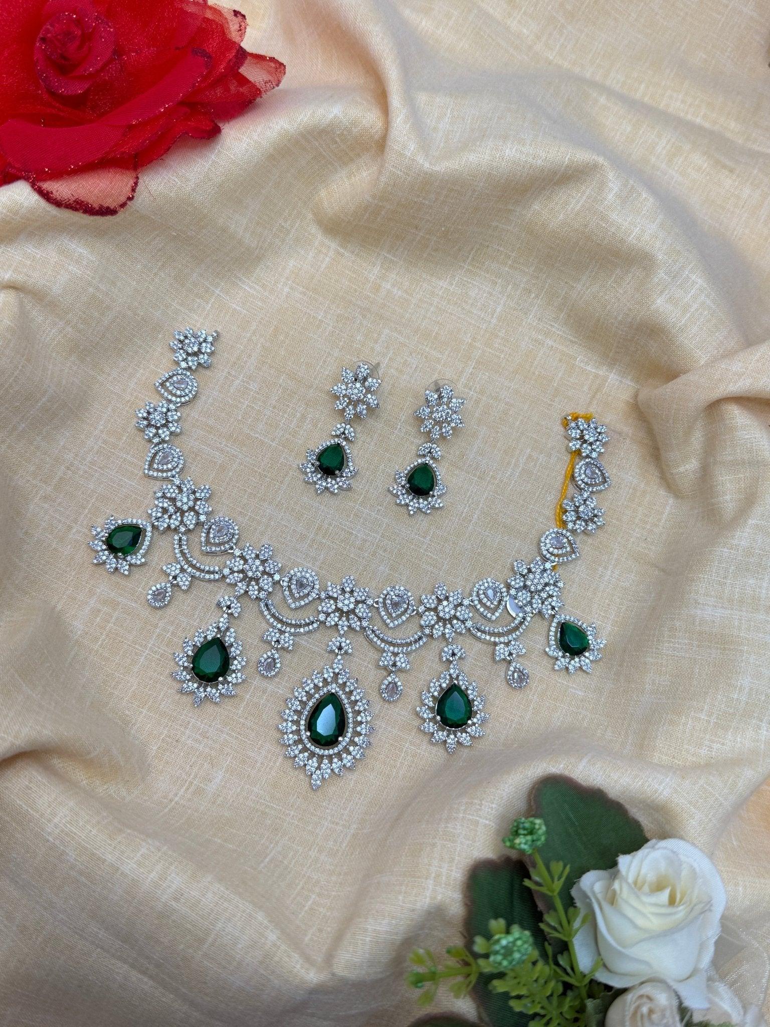 Designer Stone Necklace 0143 - Mahilas