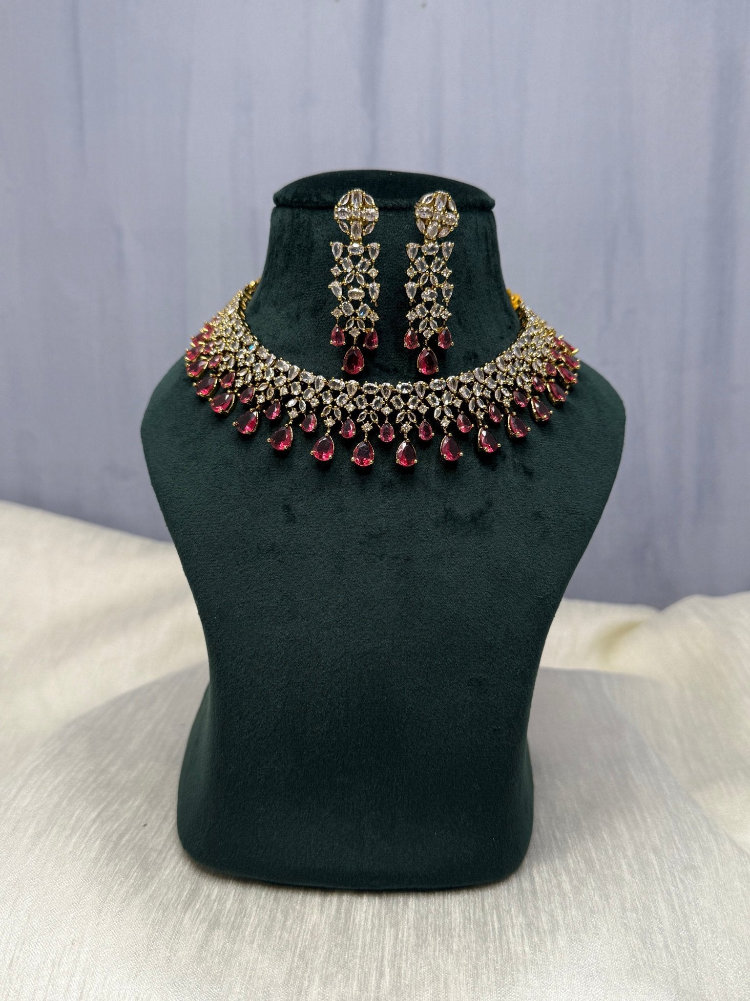 Designer Stone Necklace 0399 - Mahilas