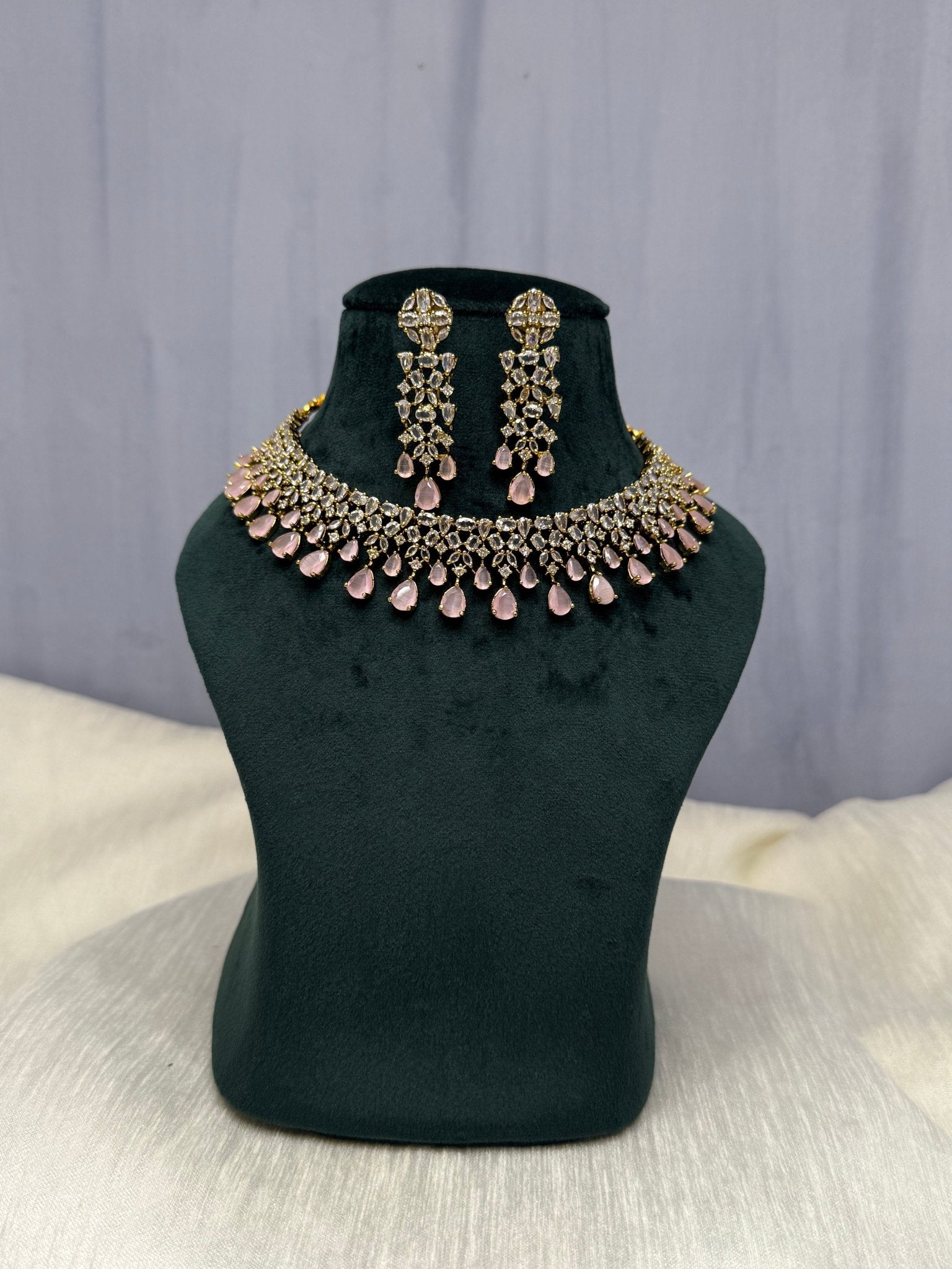 Designer Stone Necklace 0400 - Mahilas