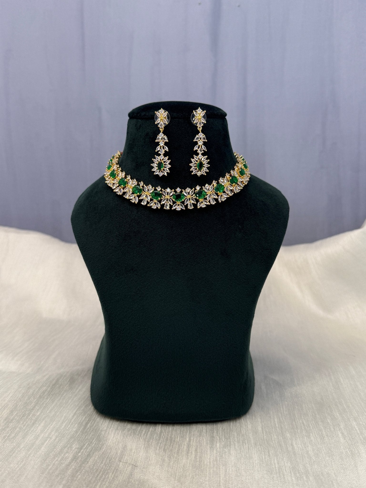 Designer Stone Necklace 0402 - Mahilas