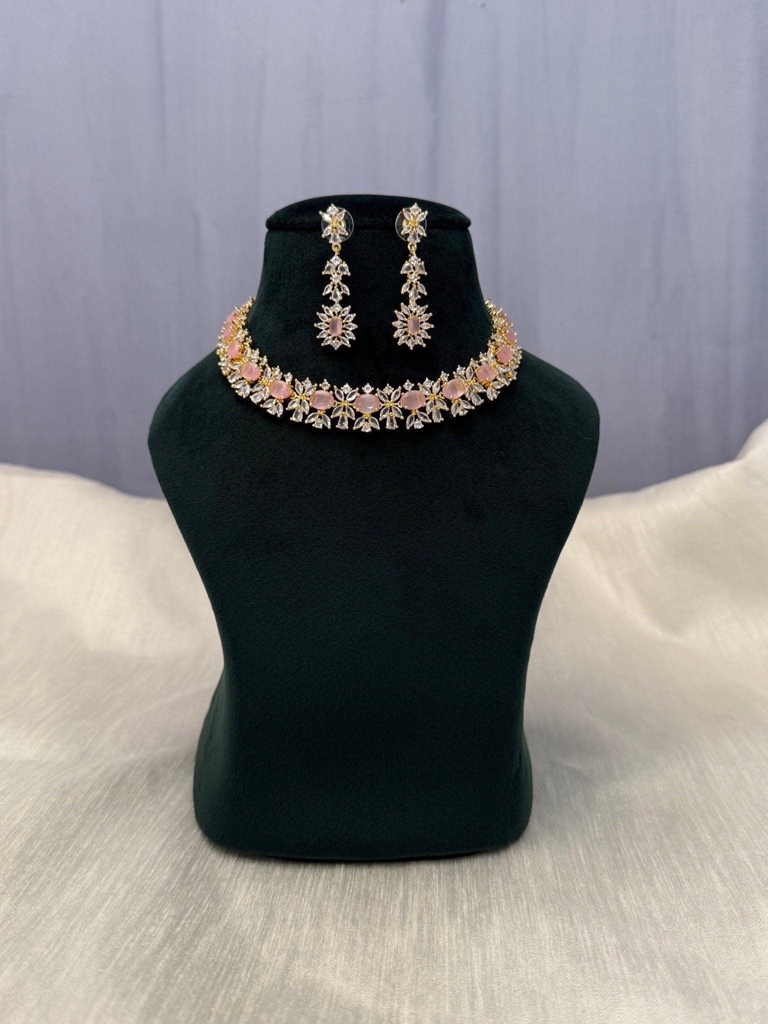 Designer Stone Necklace 0403 - Mahilas
