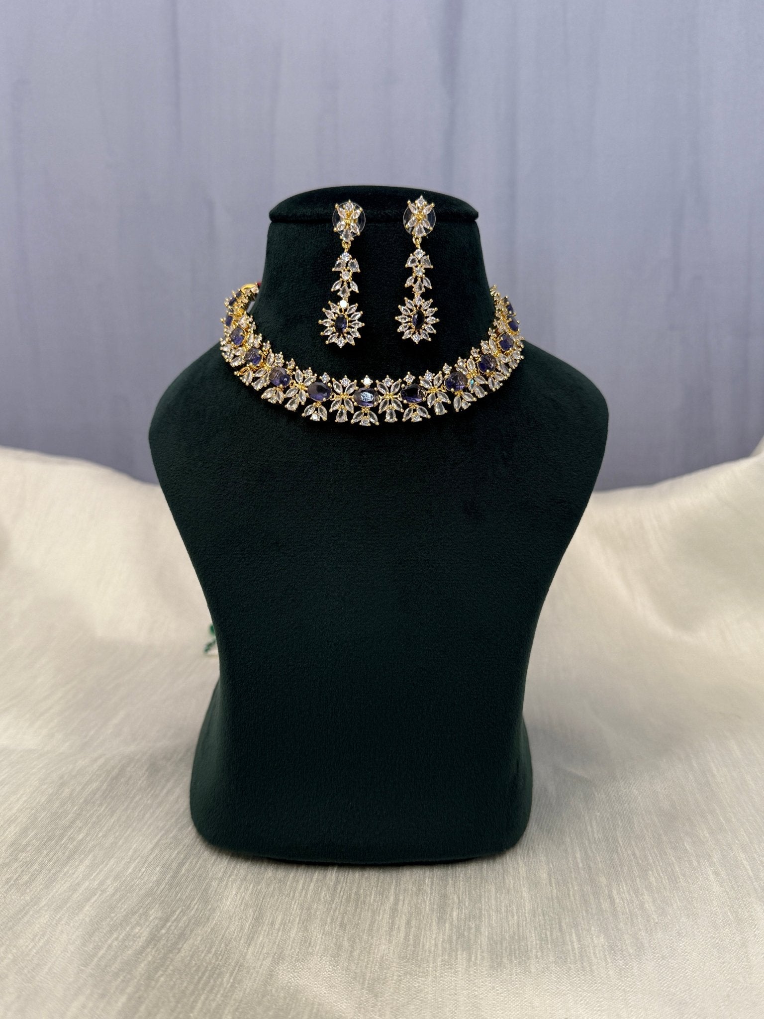 Designer Stone Necklace 0405 - Mahilas
