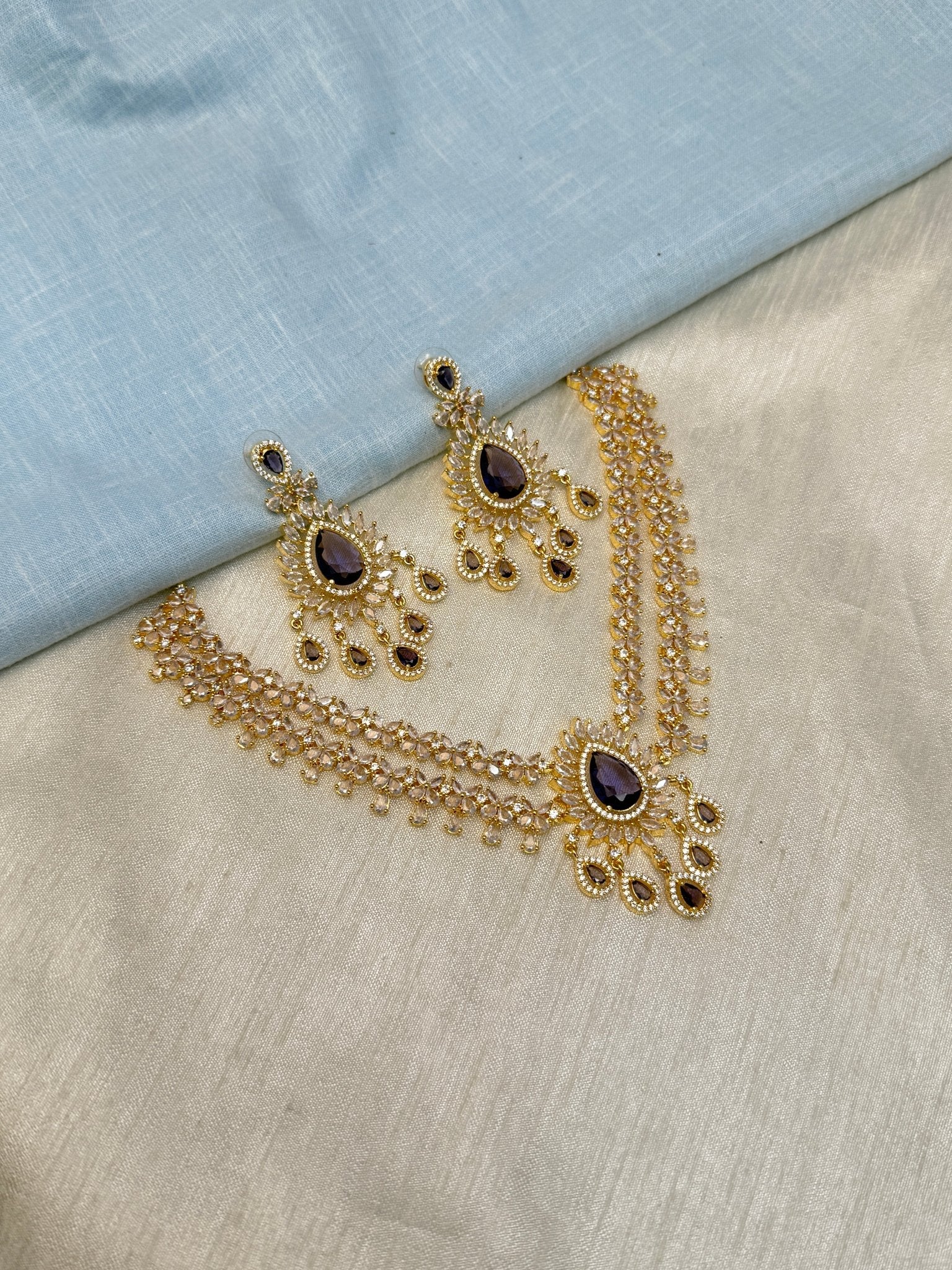 Designer Stone Necklace 0411 - Mahilas