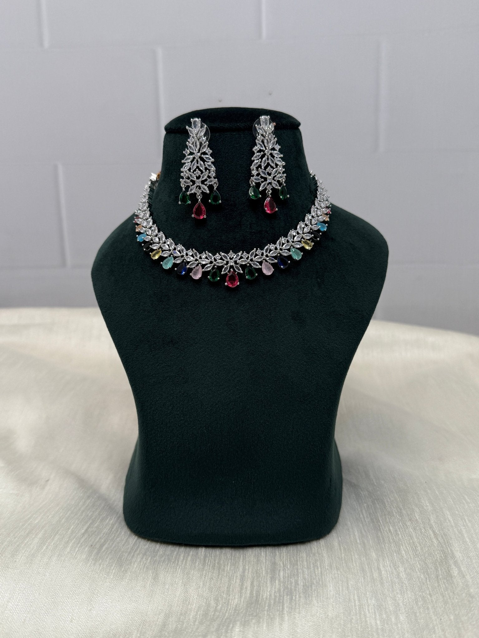 Designer Stone Necklace 0416 - Mahilas