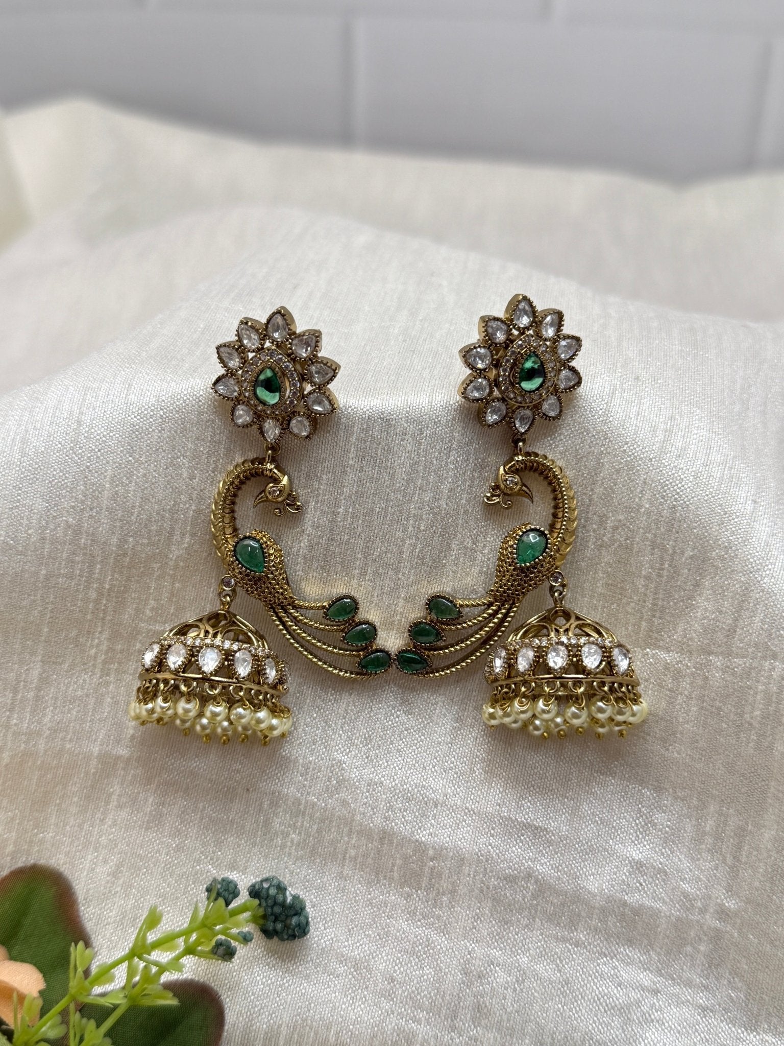 Designer Victorian Antique earrings 0177 - Mahilas