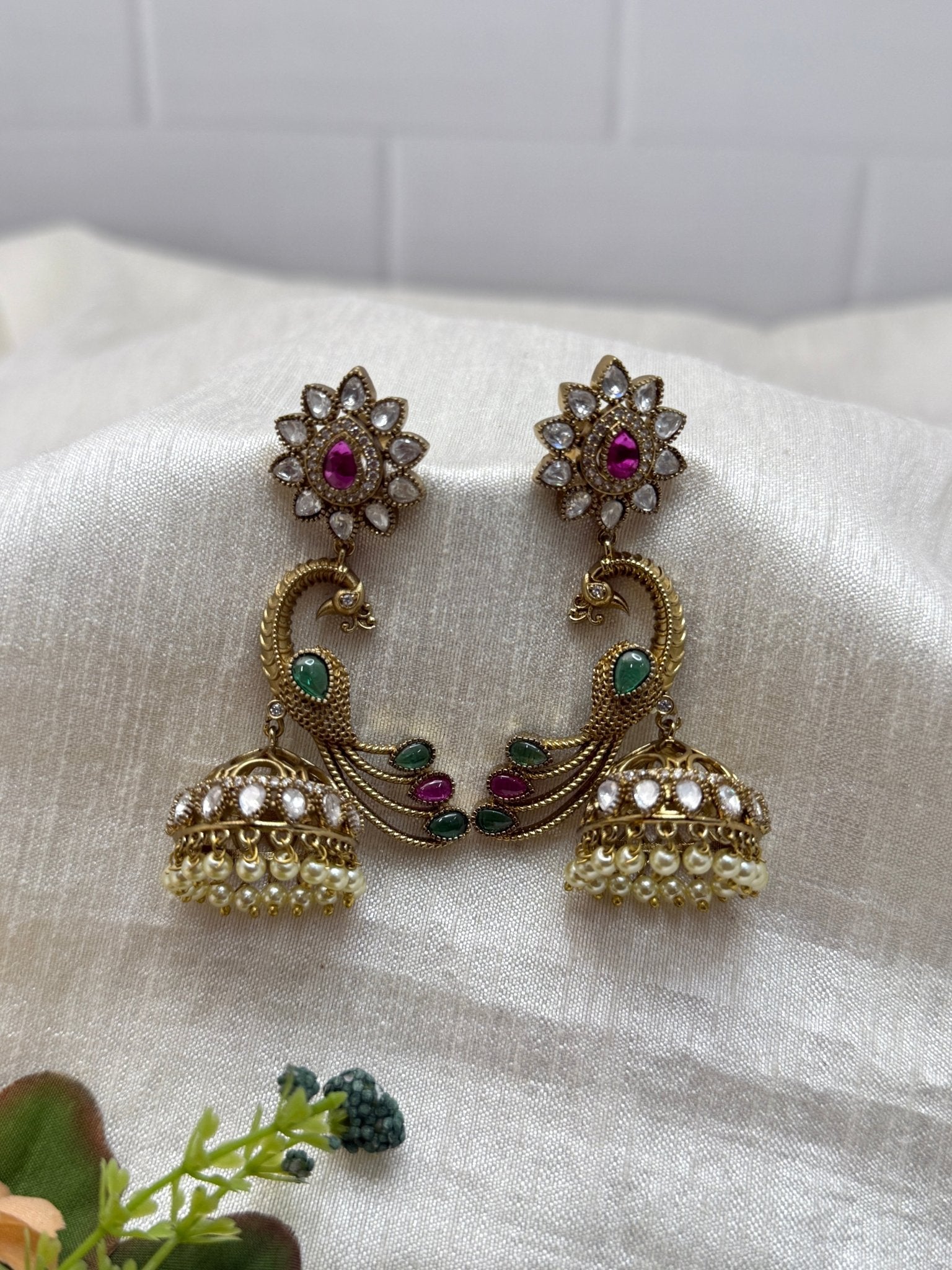 Designer Victorian Antique earrings 0179 - Mahilas