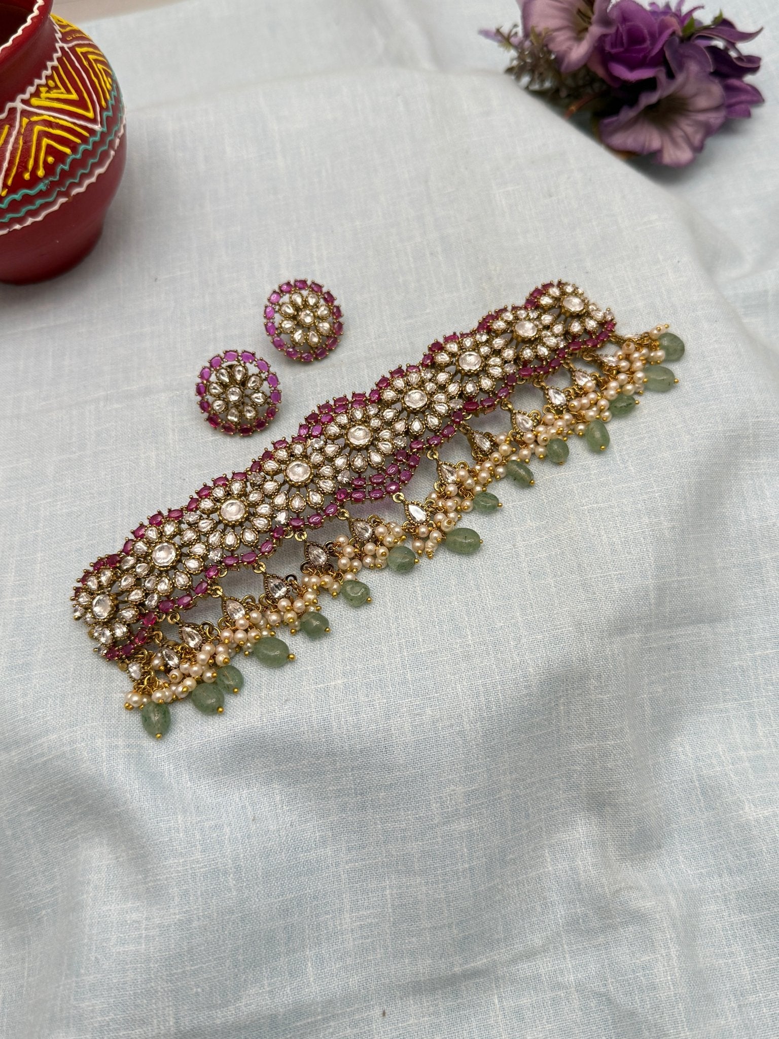 Designer Victorian Choker Necklace 262 - Mahilas