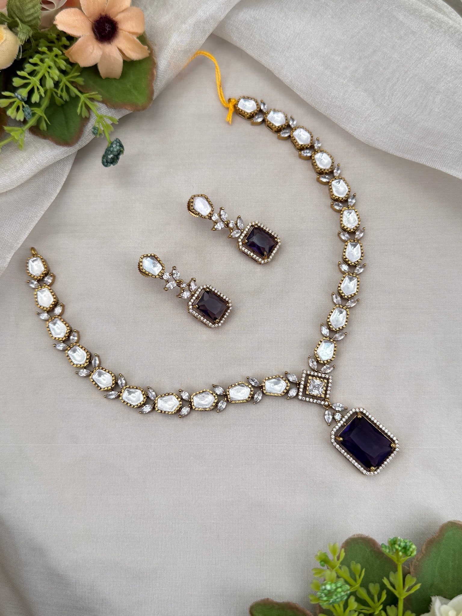 Designer Victorian Necklace Set 220 - Mahilas