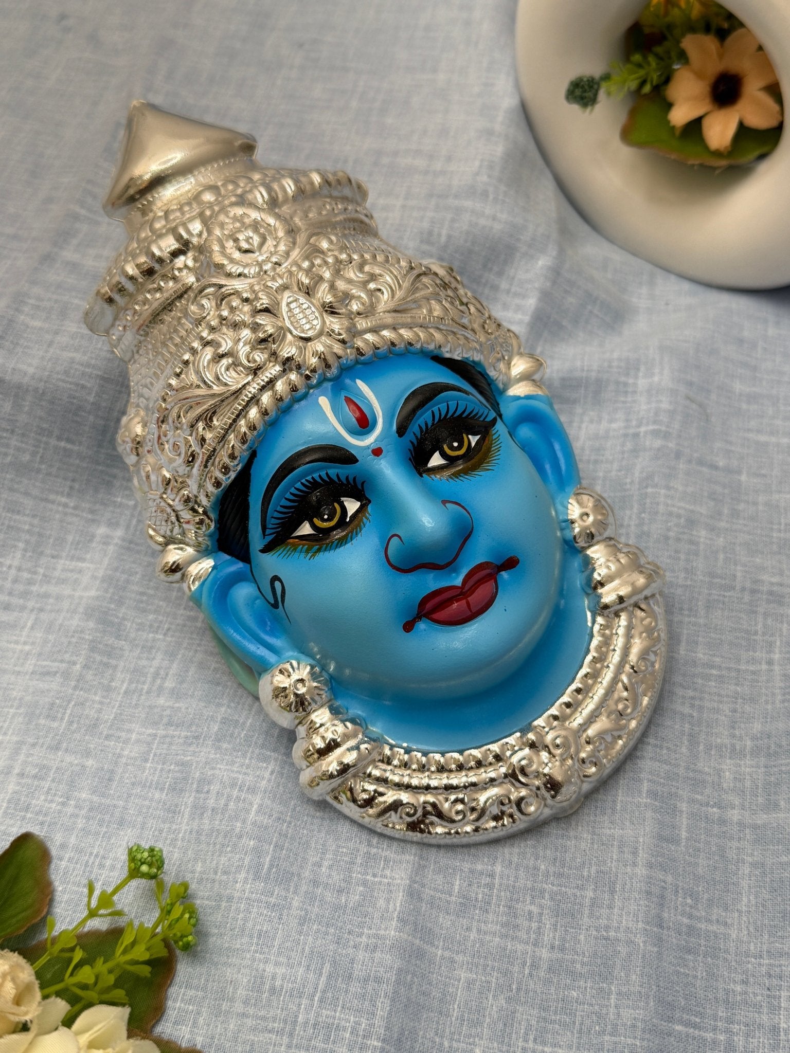 Divine Lakshm Devi Idol Mukhwada 7 inch 35 - Mahilas