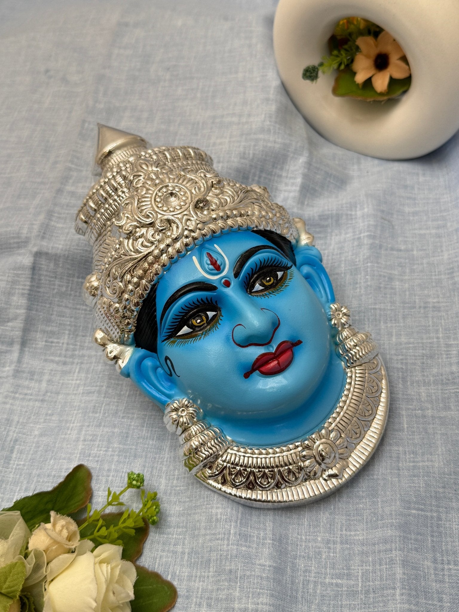 Divine Lakshm Devi Idol Mukhwada 7 inch 38 - Mahilas