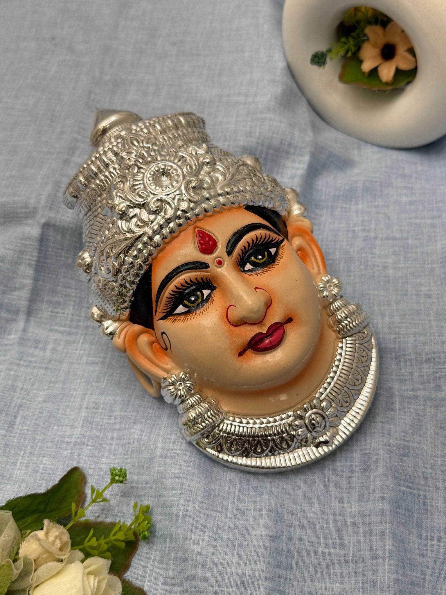 Divine Lakshm Devi Idol Mukhwada 7 inch 42 - Mahilas