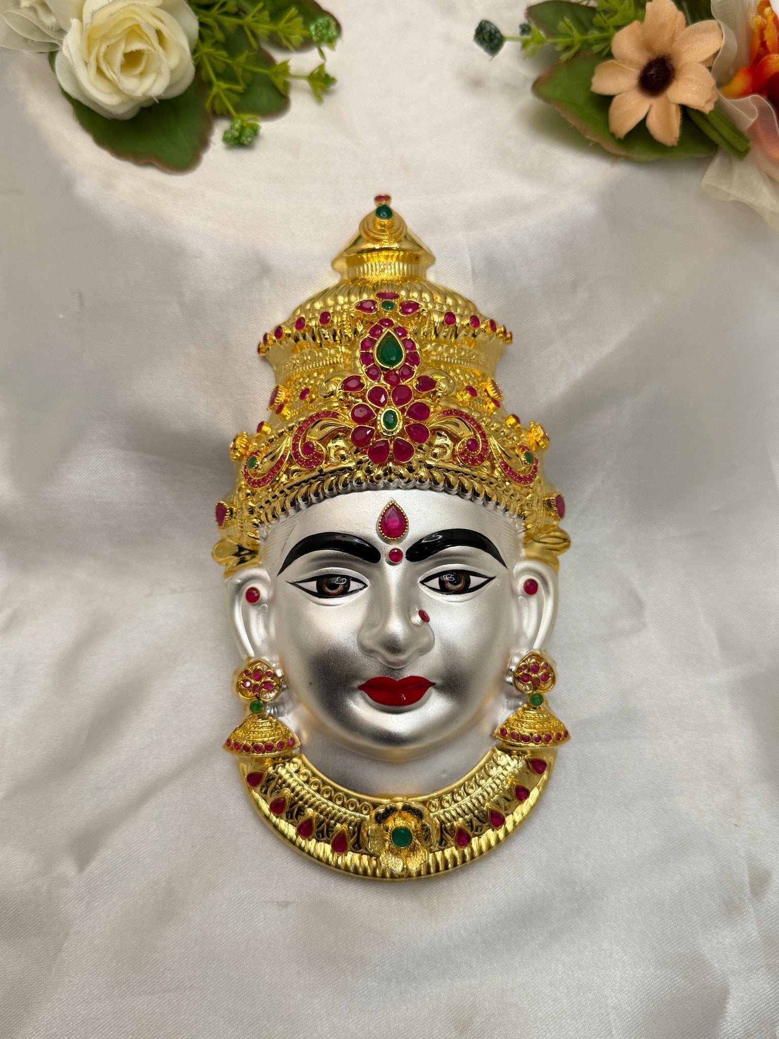Divine Lakshmi Idol Size - 7 inch - 05 - Mahilas