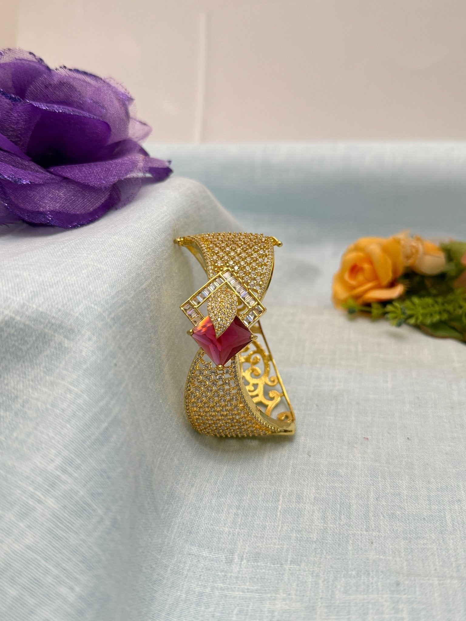 Gold Stone Bracelete 6969 - Mahilas