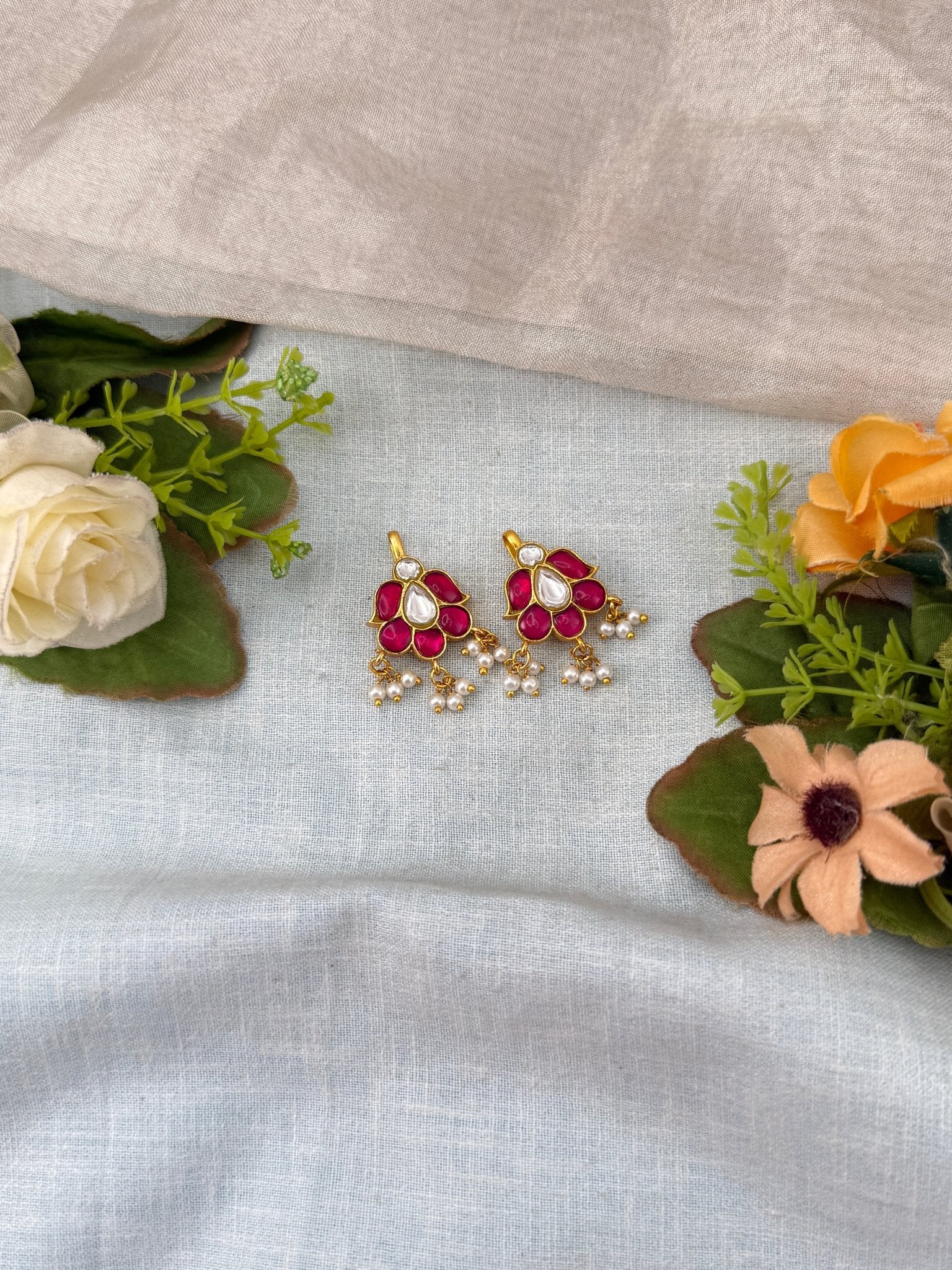 Jadau Kundan Bugadi Earcuff | U075 - Mahilas