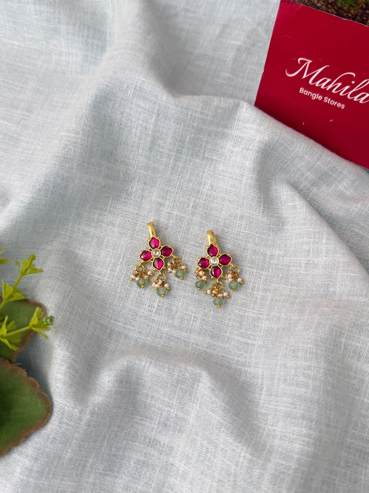 Jadau Kundan Bugadi Earrcuff Earrings| U201 - Mahilas
