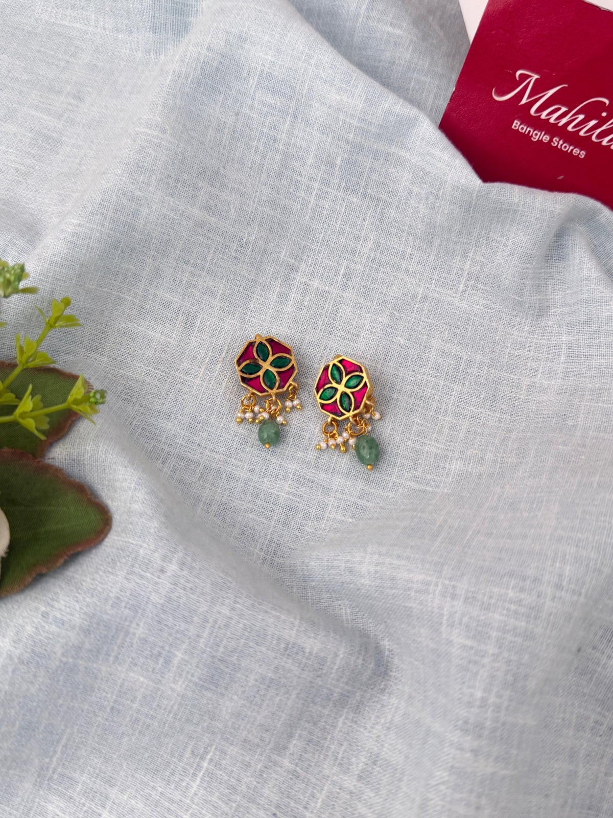 Jadau Kundan Bugadi Earrcuff Earrings| U209 B - Mahilas