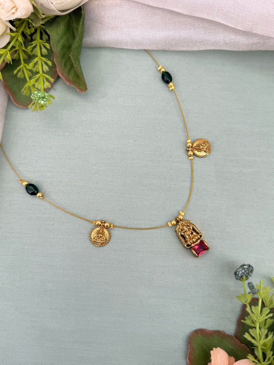 Jadau Kundan Invisible Chain Necklace 527 - Mahilas