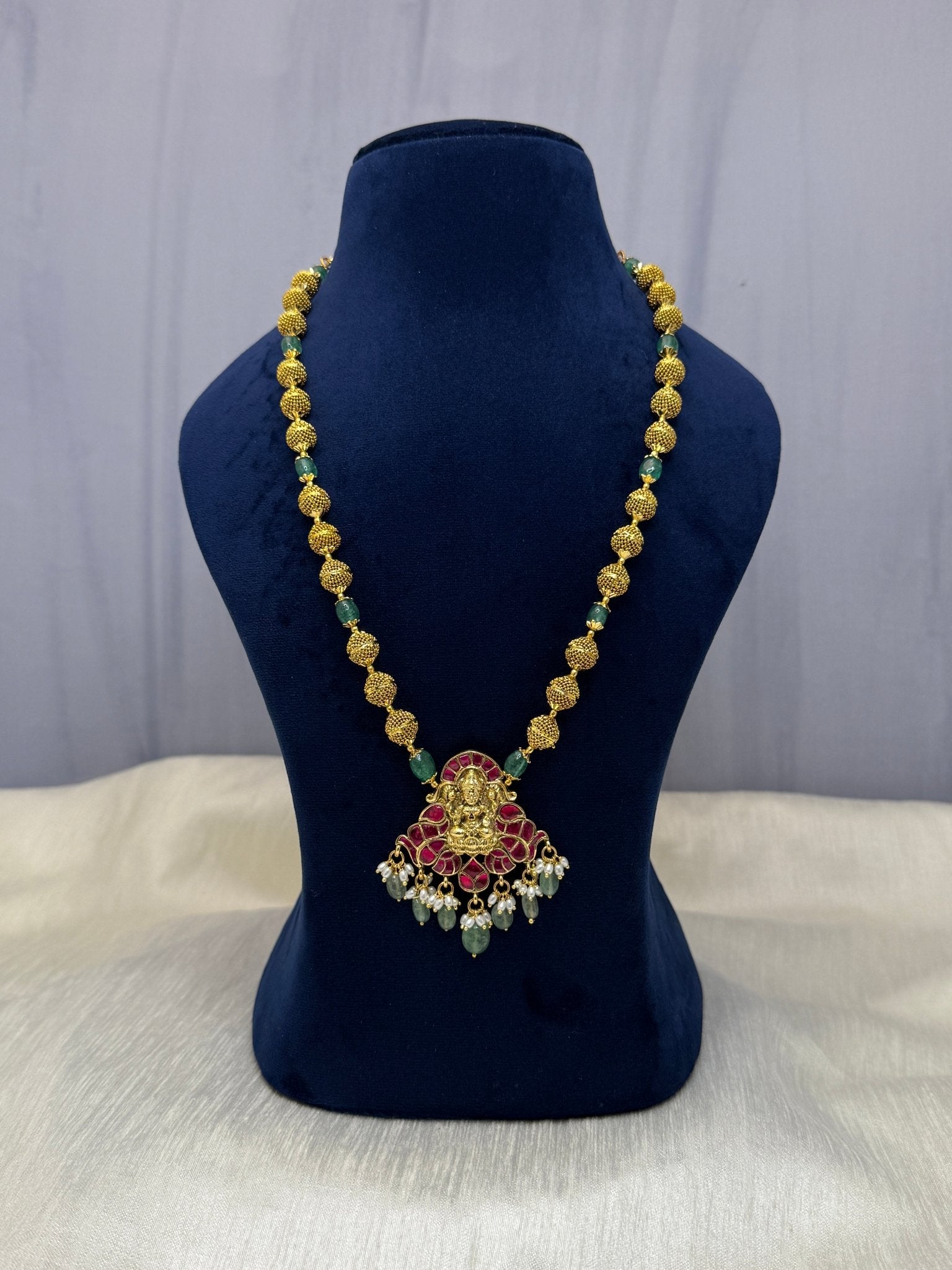 Jadau Kundan Necklace Set 288 - Mahilas