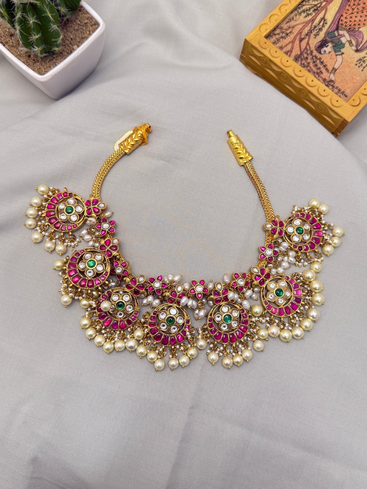 Jadau Necklace 163 - Mahilas