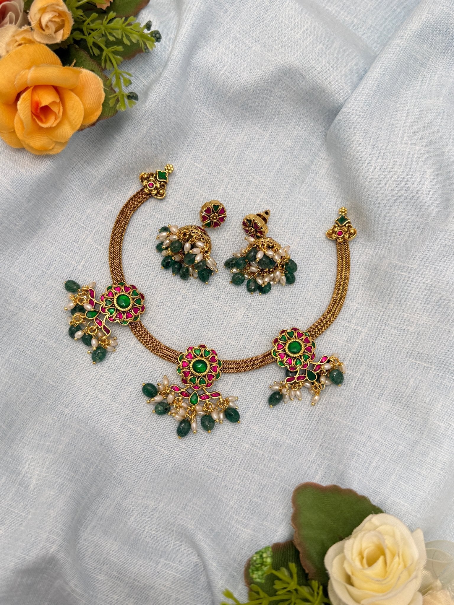 Jadau Necklace 203 - Mahilas