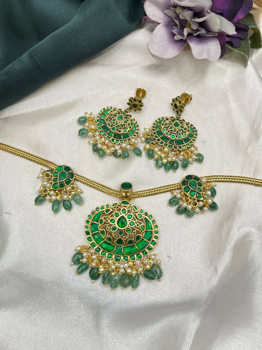 Jadau Necklace Set 077 - Mahilas