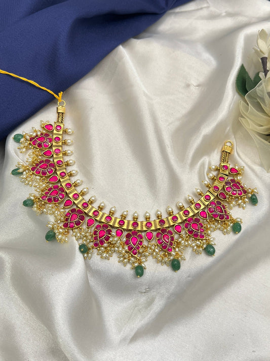 Jadau Necklace Set 096 - Mahilas
