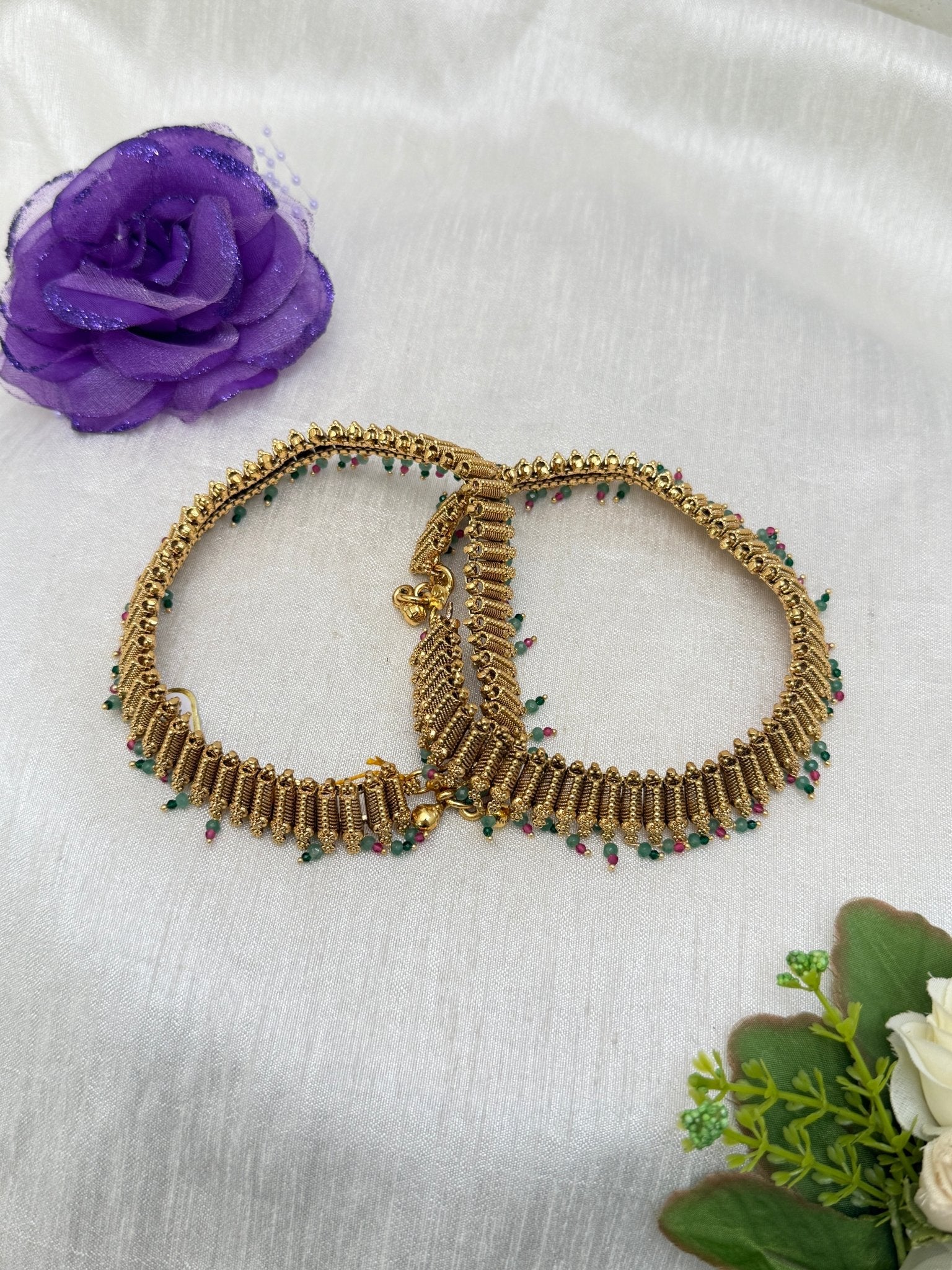 Luxurious Antique Anklet Gejje 0138 - Mahilas
