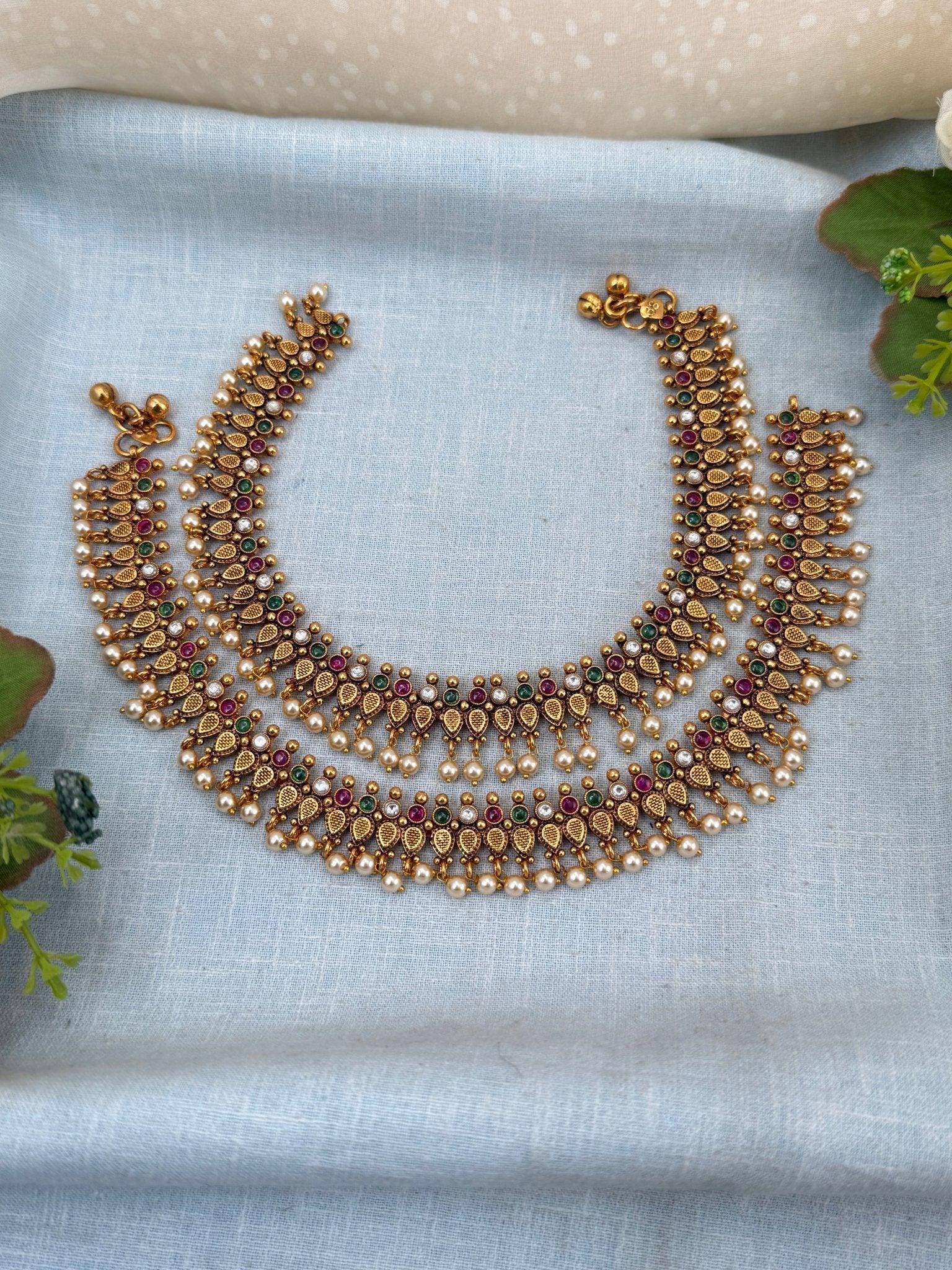 Luxurious Antique Anklet Payal Chain 0270 - Mahilas
