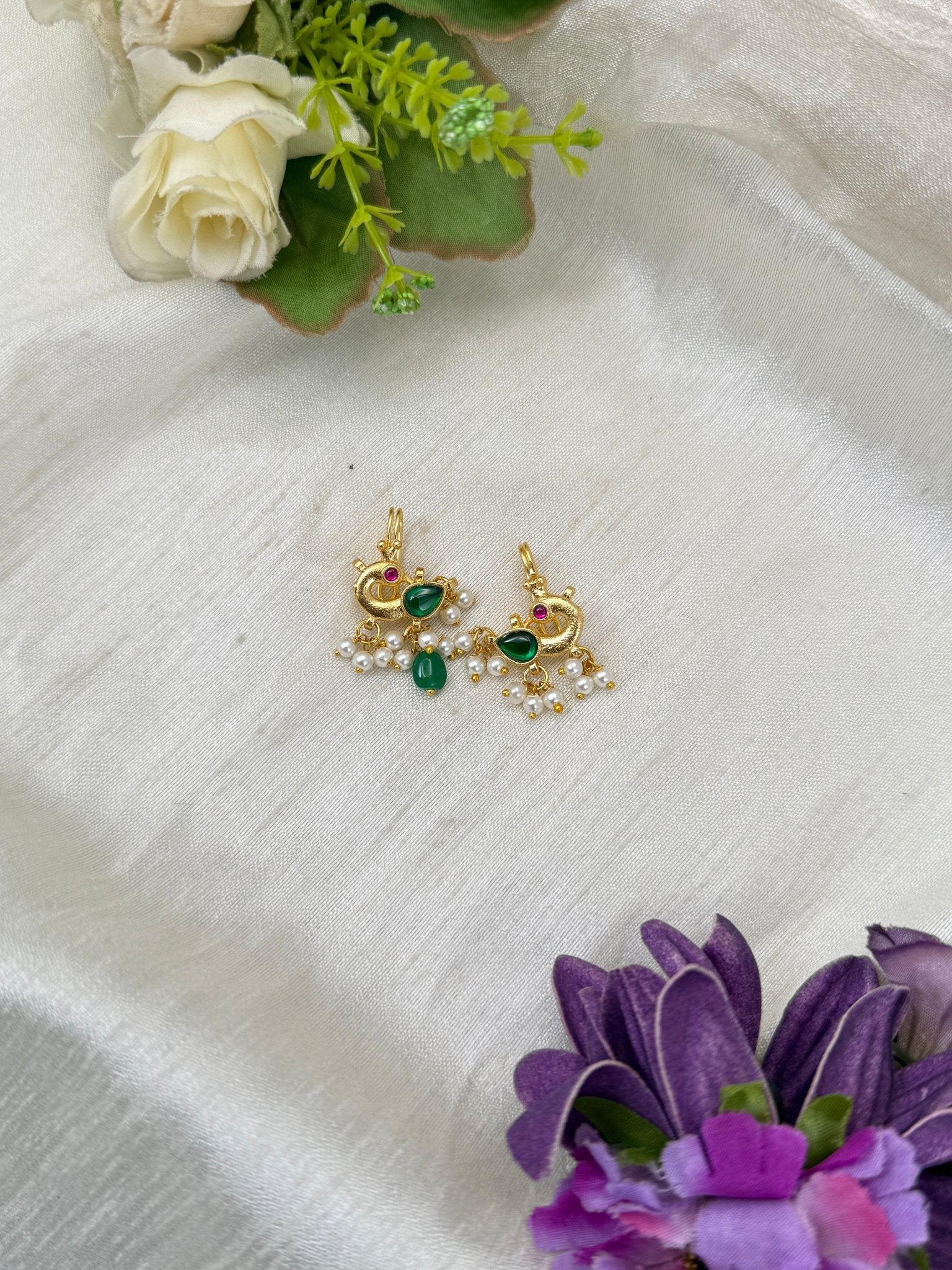 Luxurious Antique Bugadi Earcuff Earrings 0835 - Mahilas