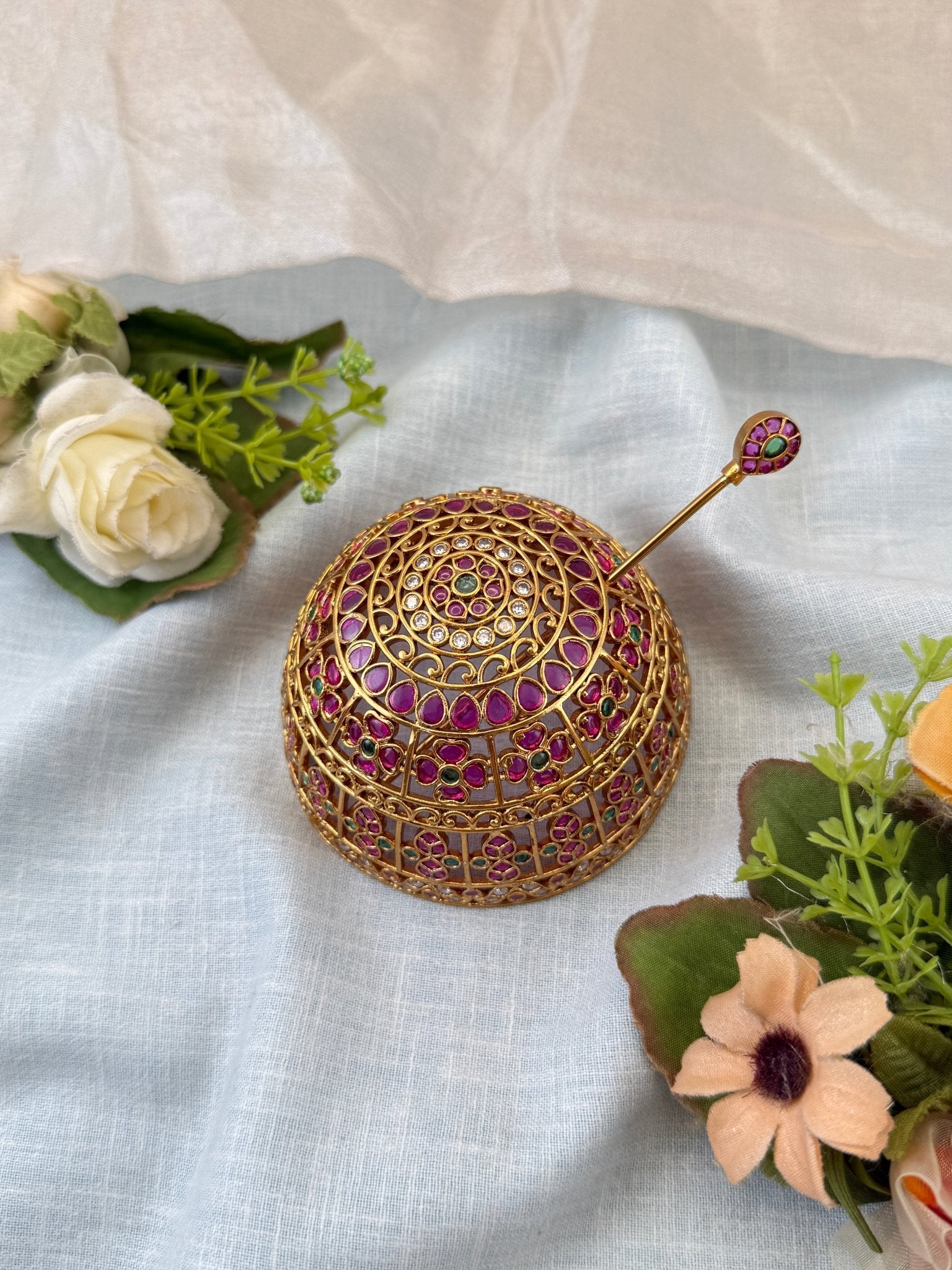 Luxurious Antique Bun Cage Jadebille Kuppa 0128 - Mahilas